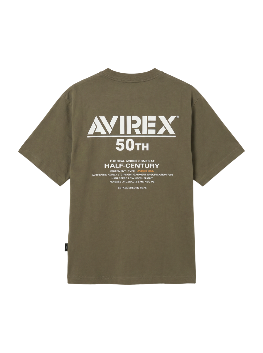 AVIREX / 《50th Anniversary》S/S T-SHIRT