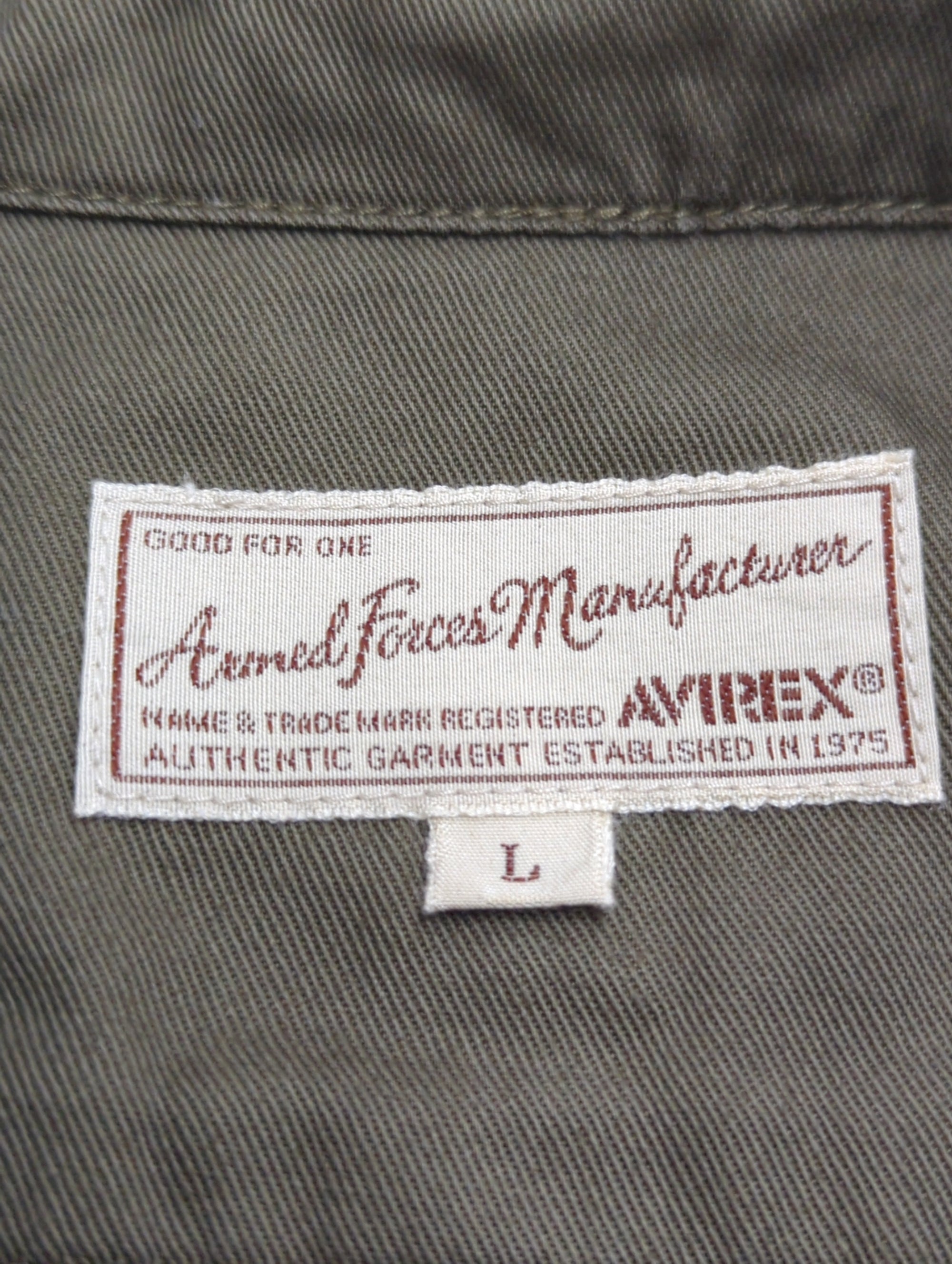 AVIREX / 半袖ファティーグ カーキシャツ/S/S FATIGUE KHAKI SHIRT