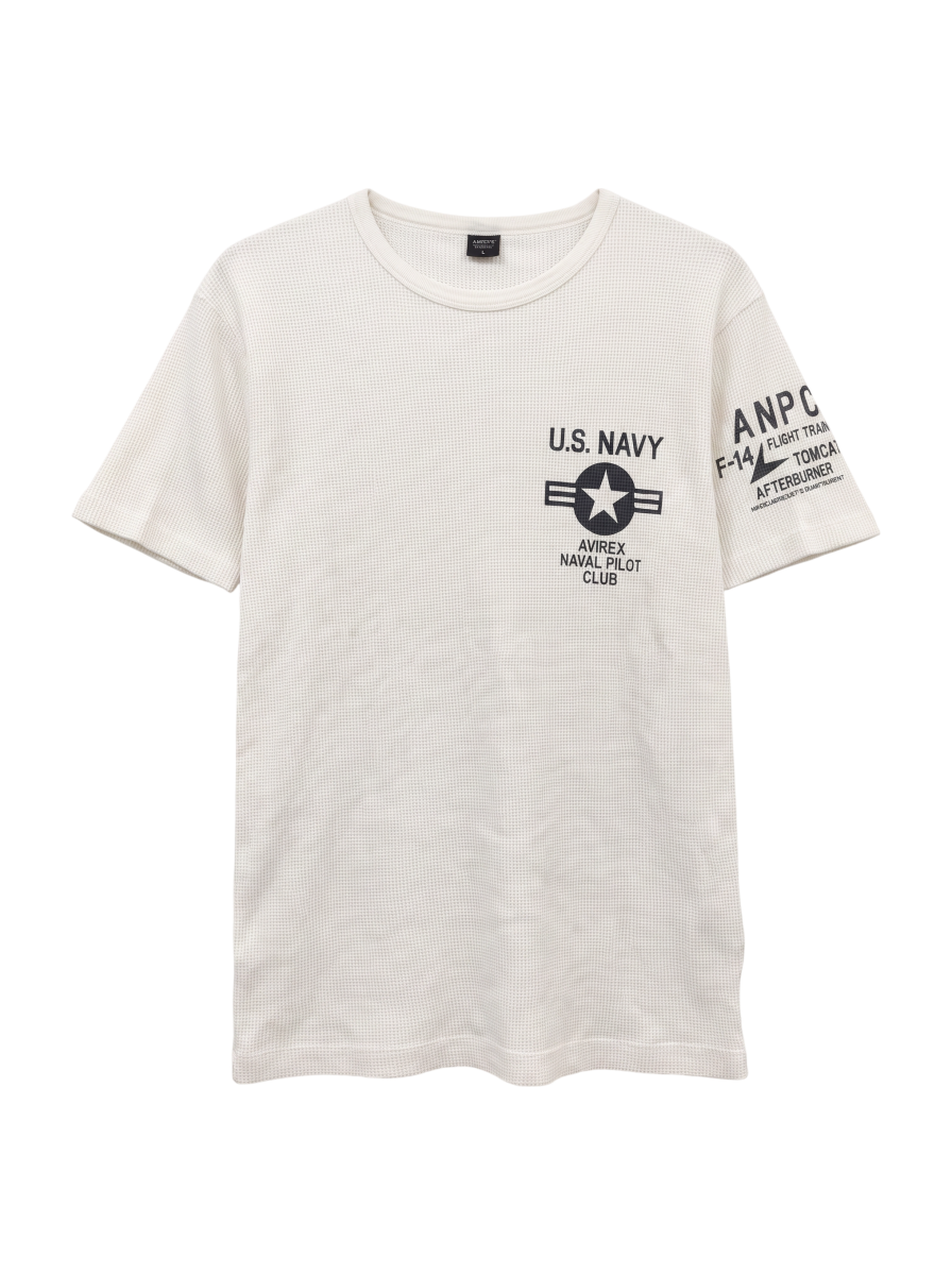 AVIREX / ワッフル クルーネック Tシャツ A.N.P.C./WAFFLE CREW NECK T-SHIRT A.N.P.C.