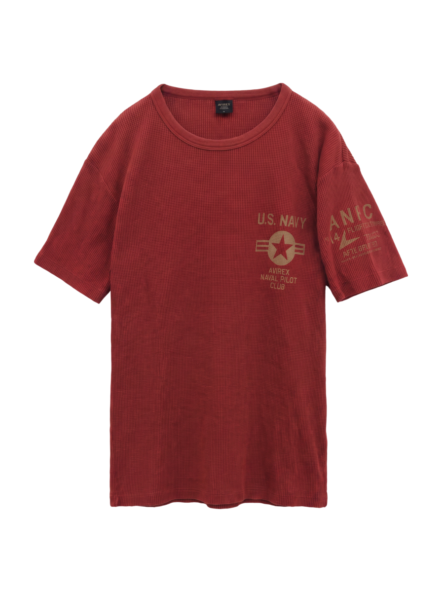 AVIREX / ワッフル クルーネック Tシャツ A.N.P.C./WAFFLE CREW NECK T-SHIRT A.N.P.C.