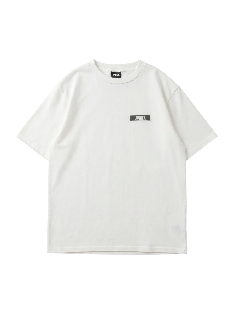 AVIREX / #SH S/S HEAVY OZ EMB TEE