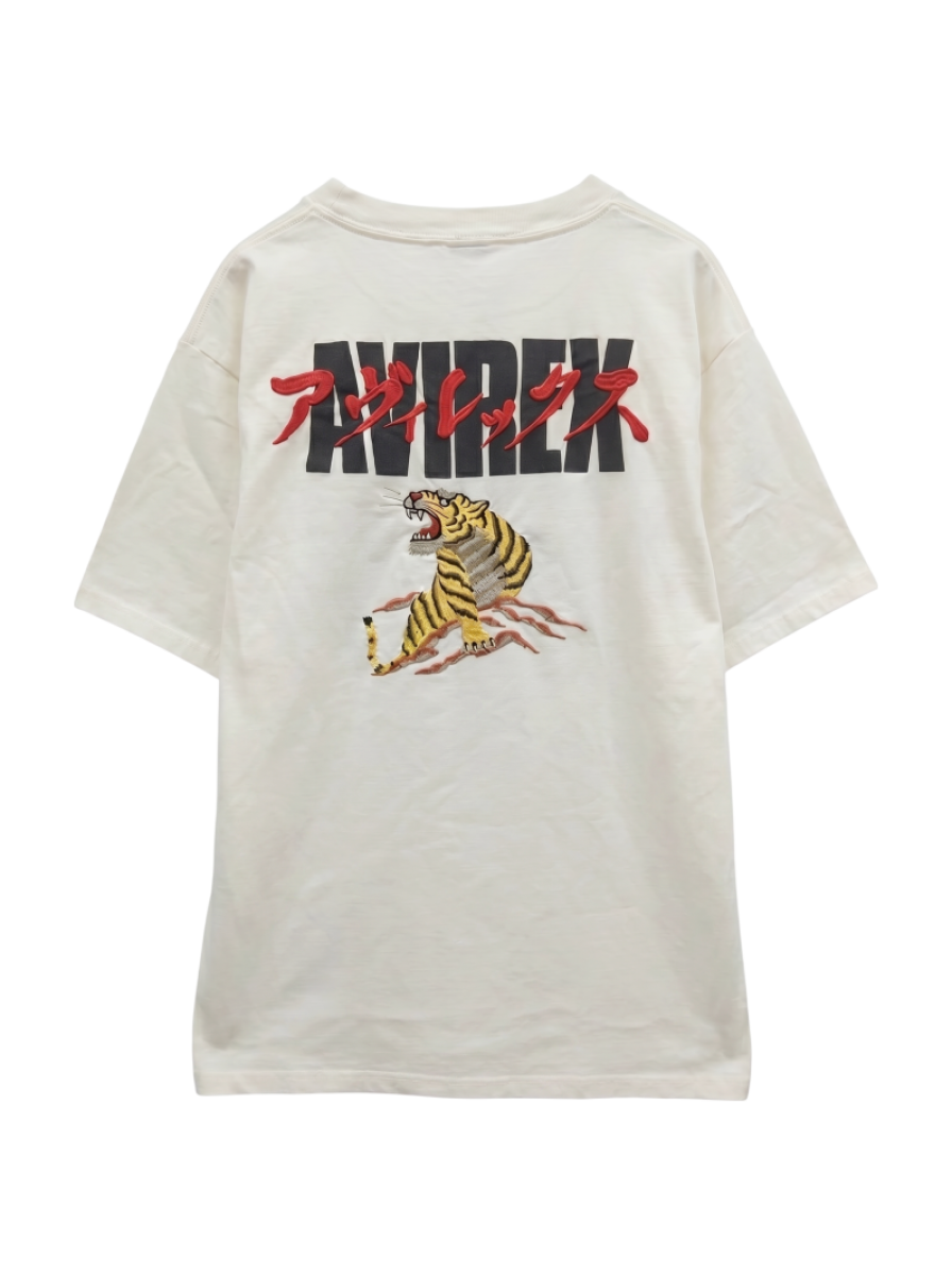AVIREX / #SH S/S HEAVY OZ EMB TEE
