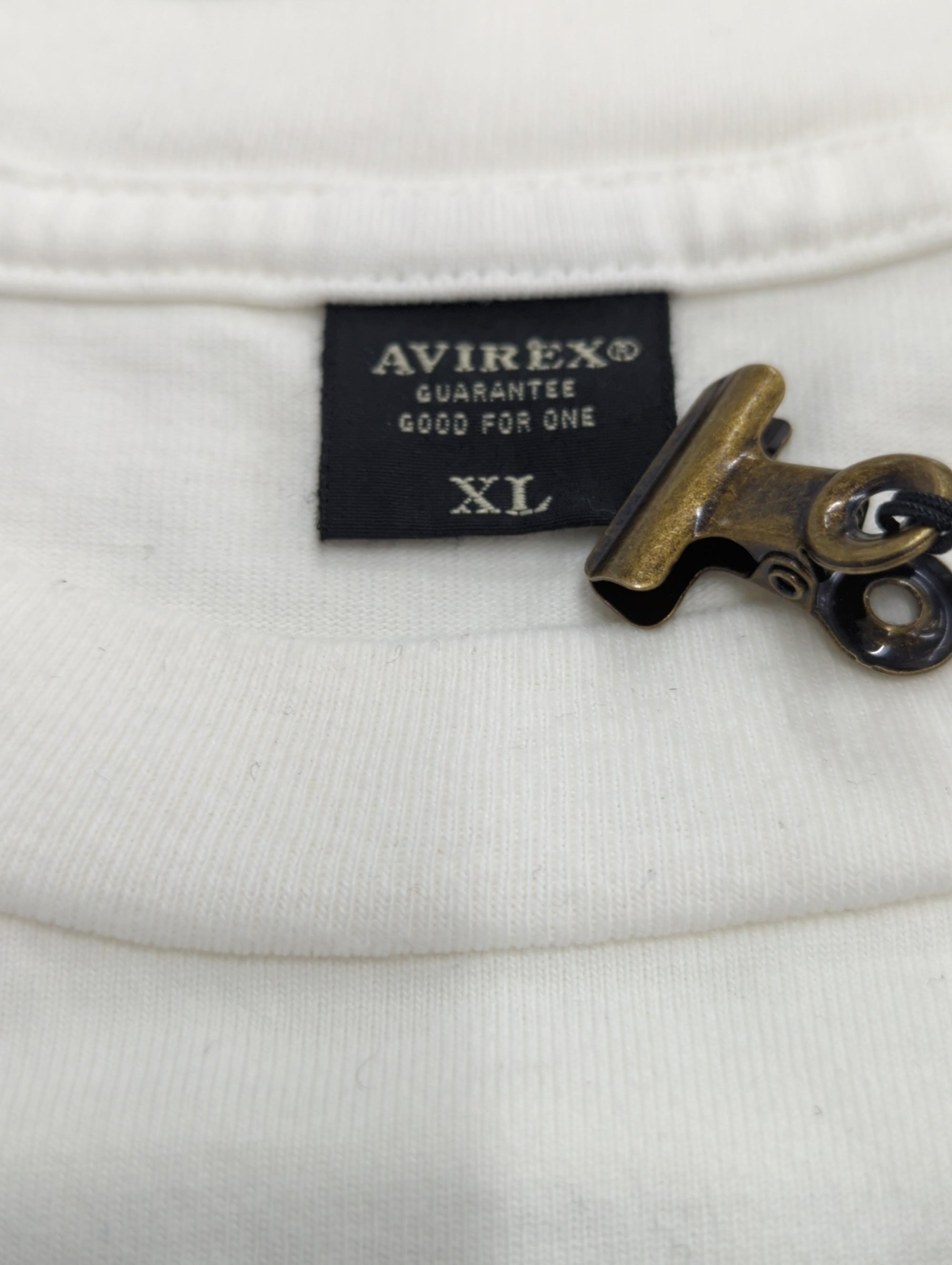 AVIREX / #SH S/S HEAVY OZ EMB TEE