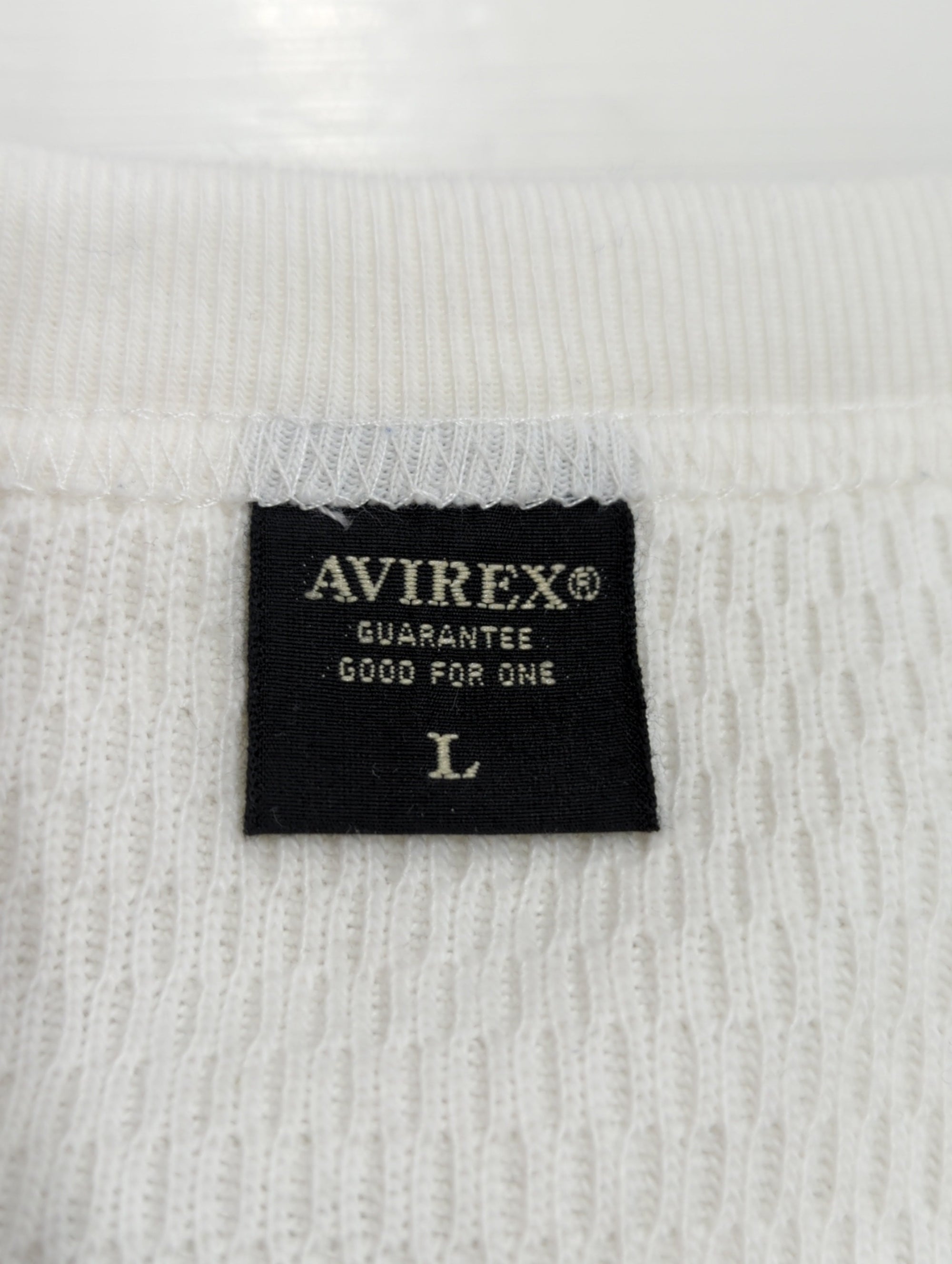 AVIREX / NAVAL L/S WAFFLE T-SHIRT