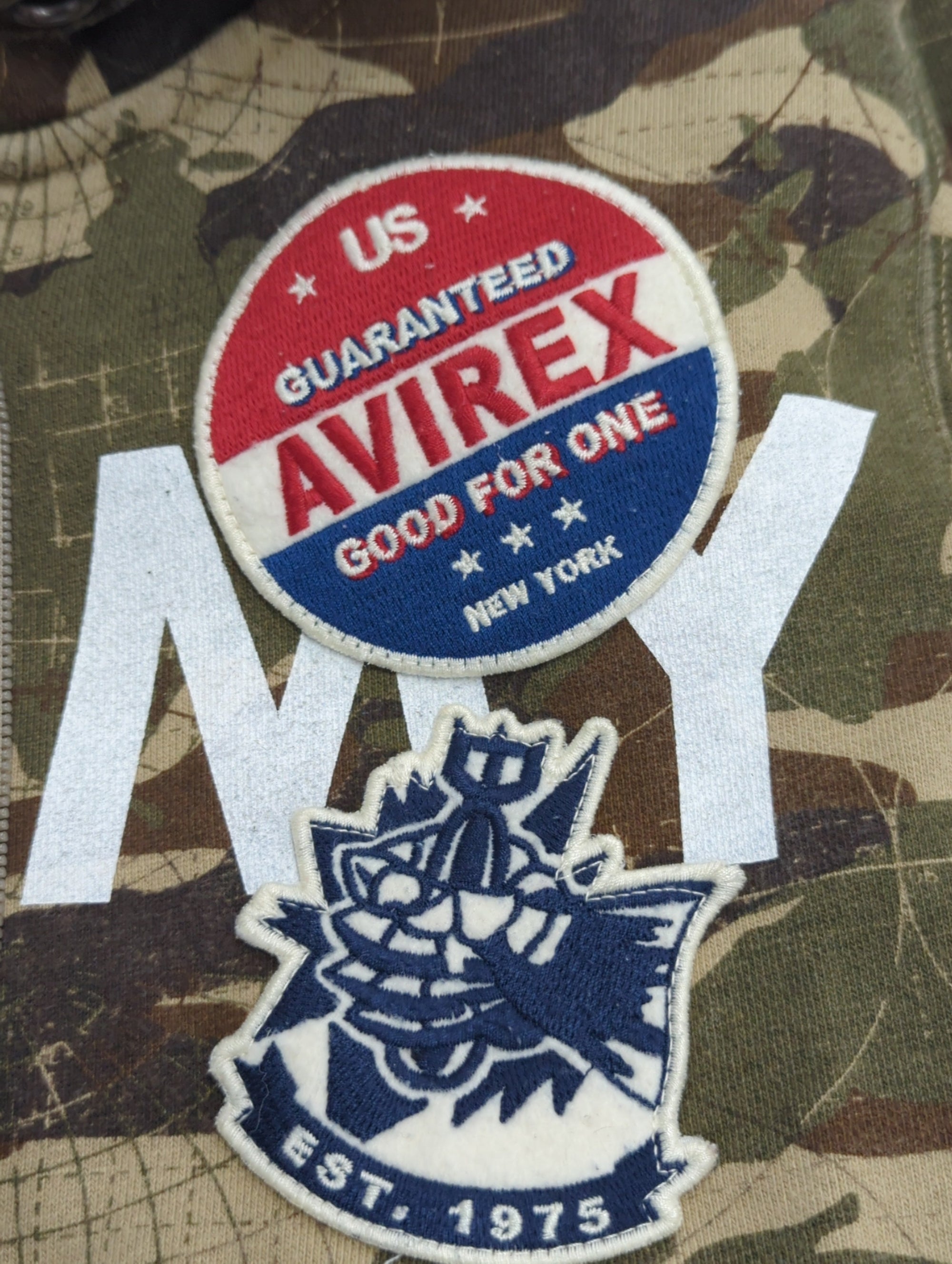 AVIREX / L L/S ARMY CUSTOM SW