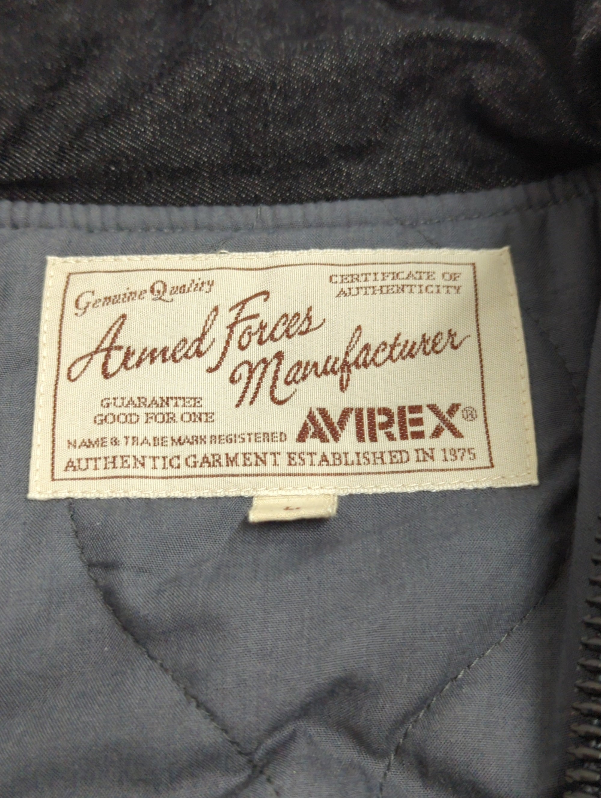 AVIREX / 《WEB&DEPOT限定》DENIM STAND BLOUSON / デニム スタンド ブルゾン / AVIREX / アヴィレックス