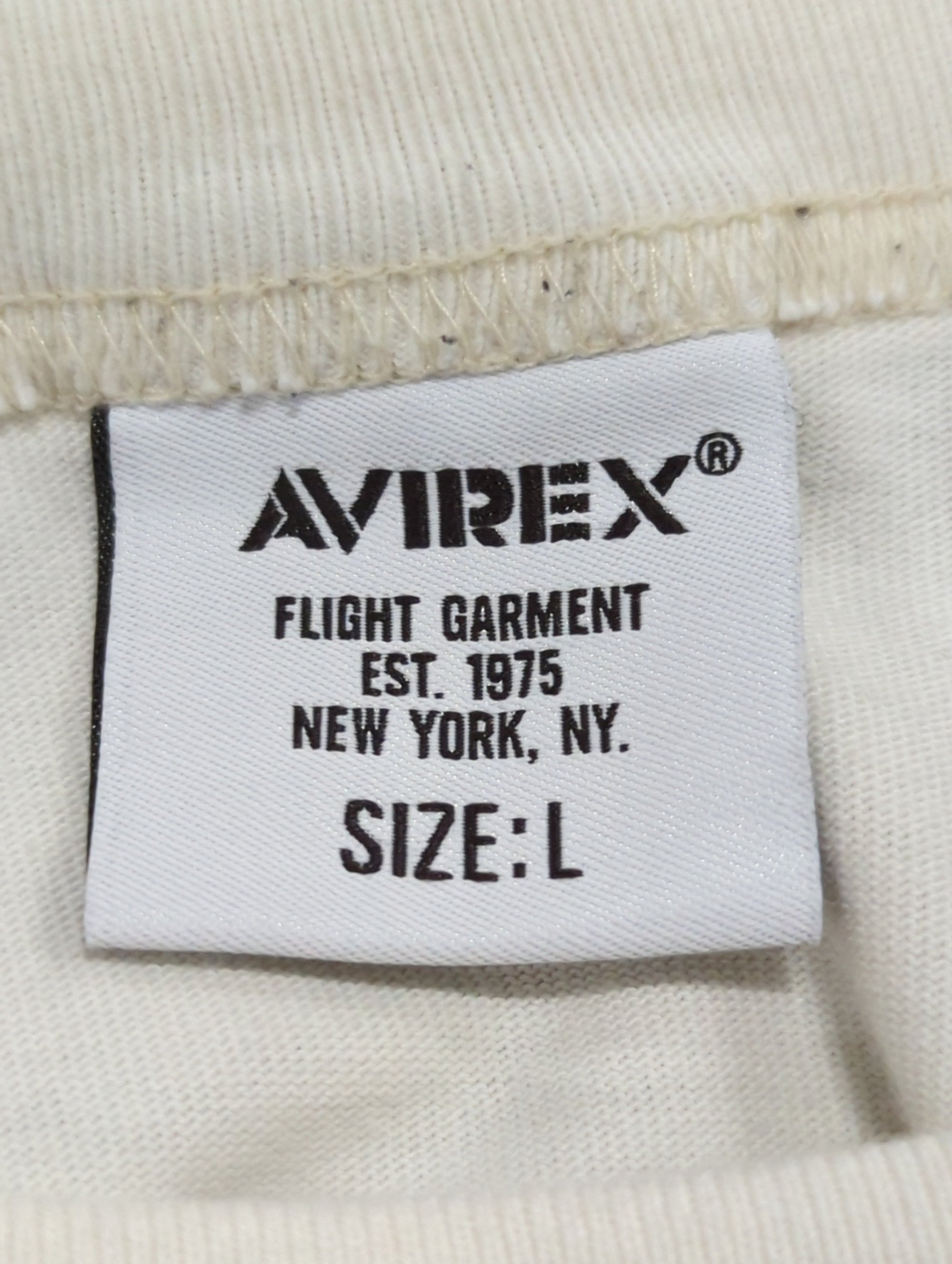 AVIREX / MIL. STENCIL T-SHIRT OFFICIAL LOGO / ミリタリー ステンシル 長袖Tシャツ オフィシャルロゴ