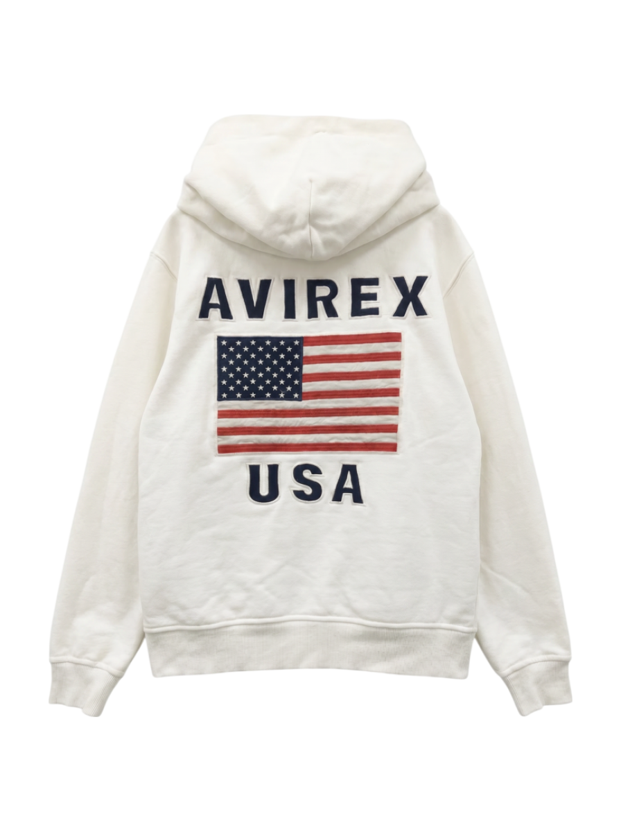 AVIREX / #クールマックス フラッグ スウェットパーカー/COOLMAX FLAG SWEAT PARKA