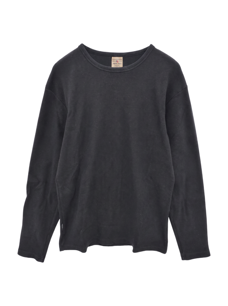 AVIREX / 《DAILY/デイリー》RIB L/S CREW NECK T-SHIRT/リブ 長袖 クルーネック Tシャツ デイリーウェア