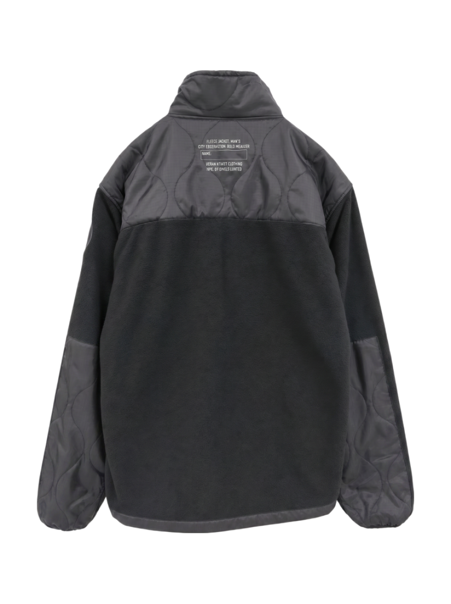 AVIREX / キルト コンビ フリース / QUILT COMBI FLEECE JACKET