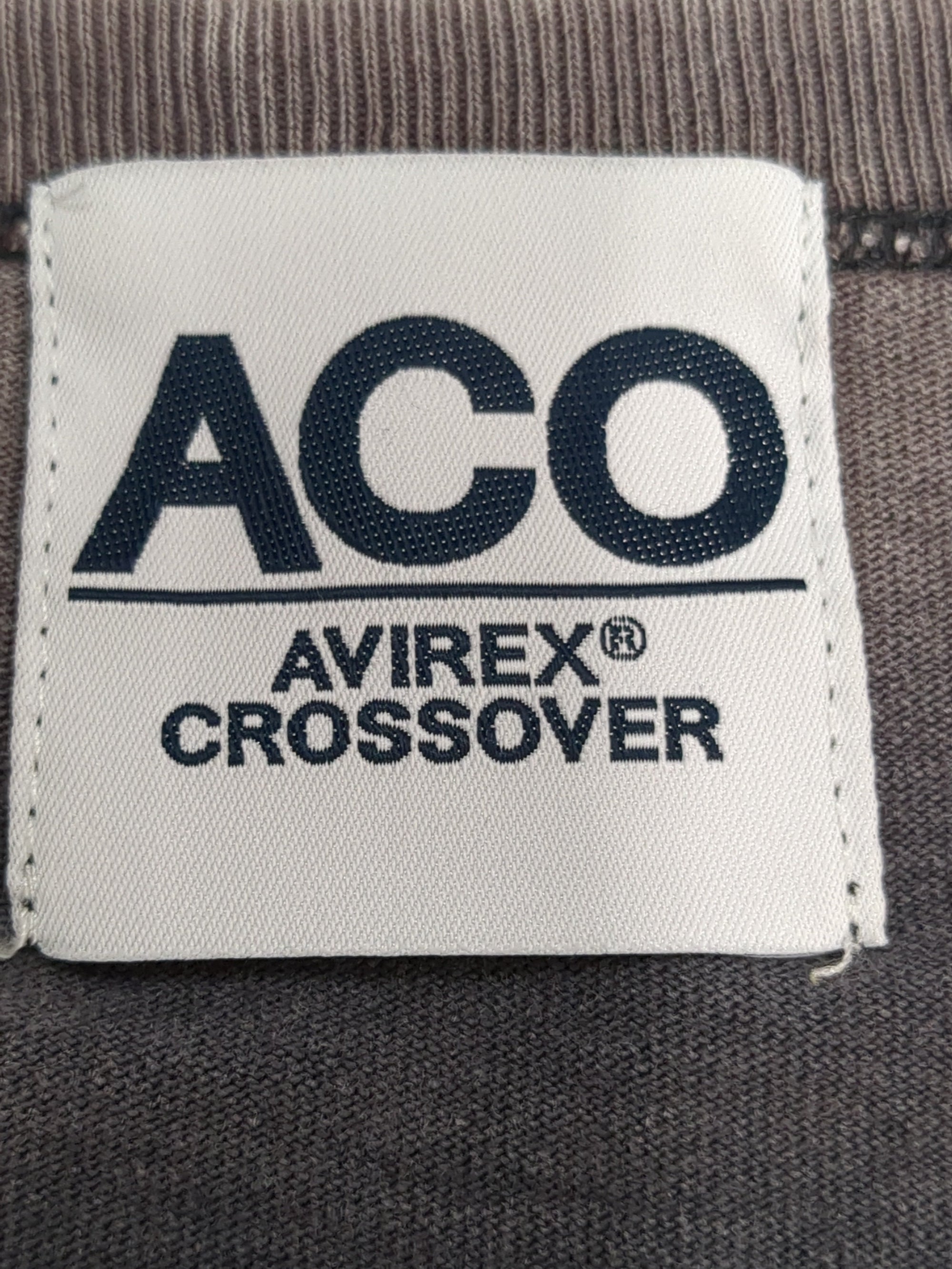 AVIREX / 《CROSSOVER》FADED WASH LONGSLEEVE T-SHIRT / フェイデッド ウォッシュ 長袖Tシャツ