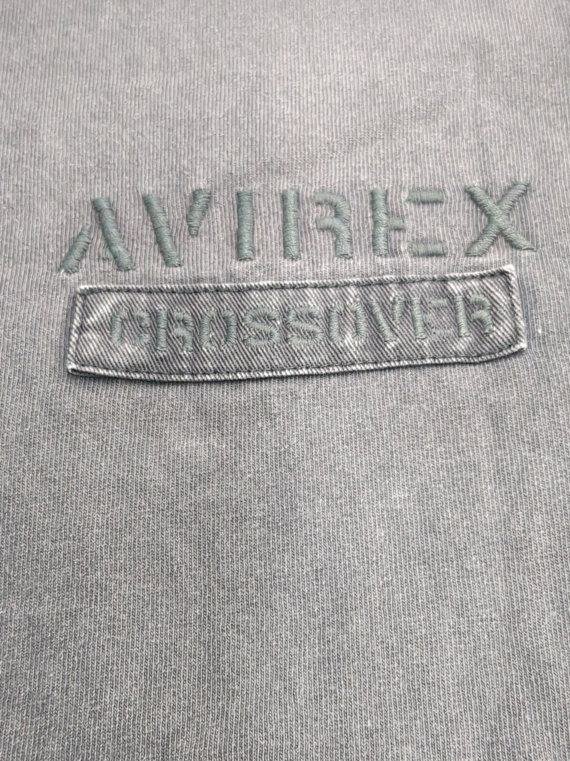 AVIREX / 《CROSSOVER》FADED WASH LONGSLEEVE T-SHIRT / フェイデッド ウォッシュ 長袖Tシャツ