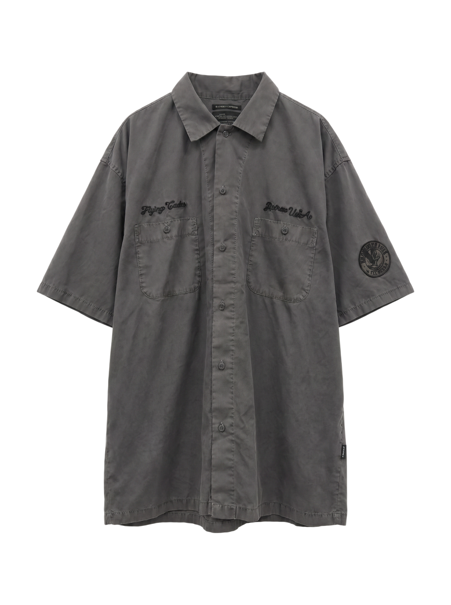AVIREX / FADED WORK SHIRT "USAFA" / フェイド 半袖ワークシャツ / AVIREX / アヴィレックス