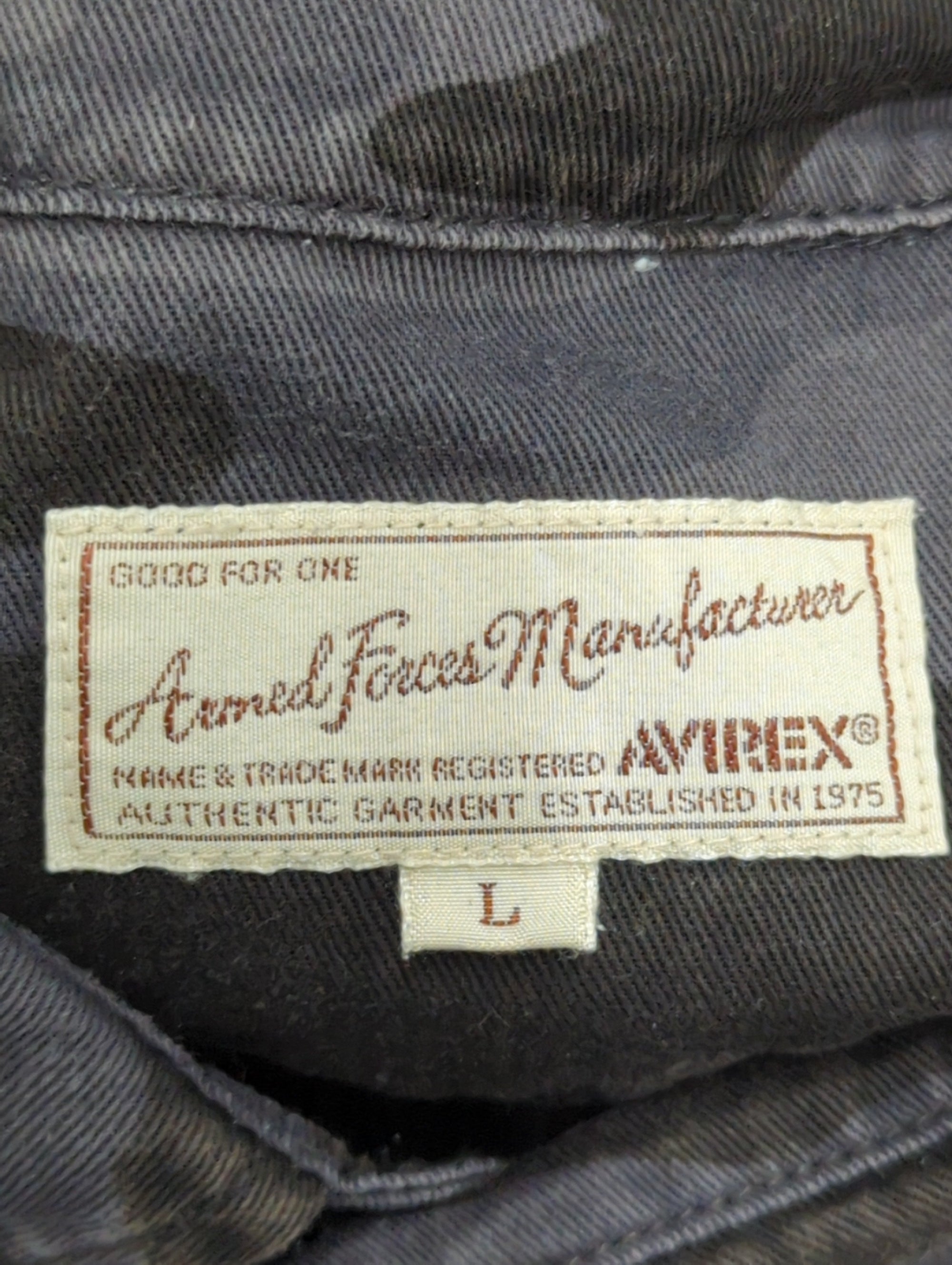 AVIREX / AVIREX/アヴィレックス/FATIGUE KHAKI SHIRT/長袖ファティーグ カーキ シャツ