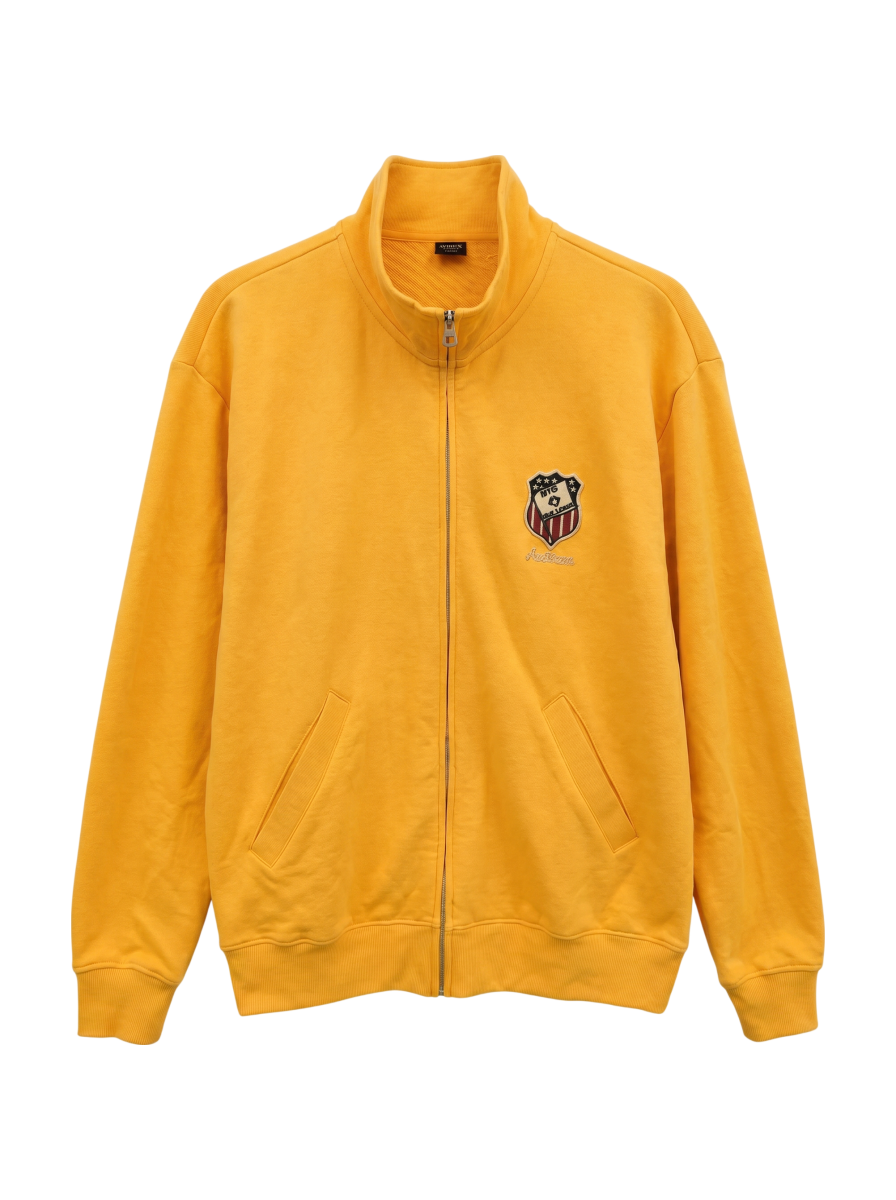 AVIREX / L/S STAND ZIP NAVAL PATCH / スタンドジップ ネーヴァル パッチ