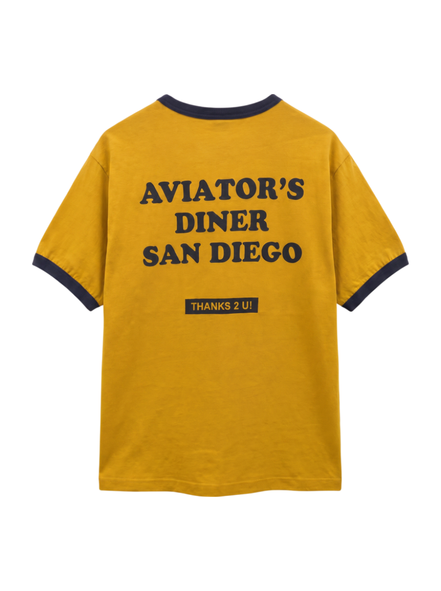 AVIREX / WEST COAST BURGER RINGER T-SHIRT / ウエスト コースト バーガー リンガー Tシャツ