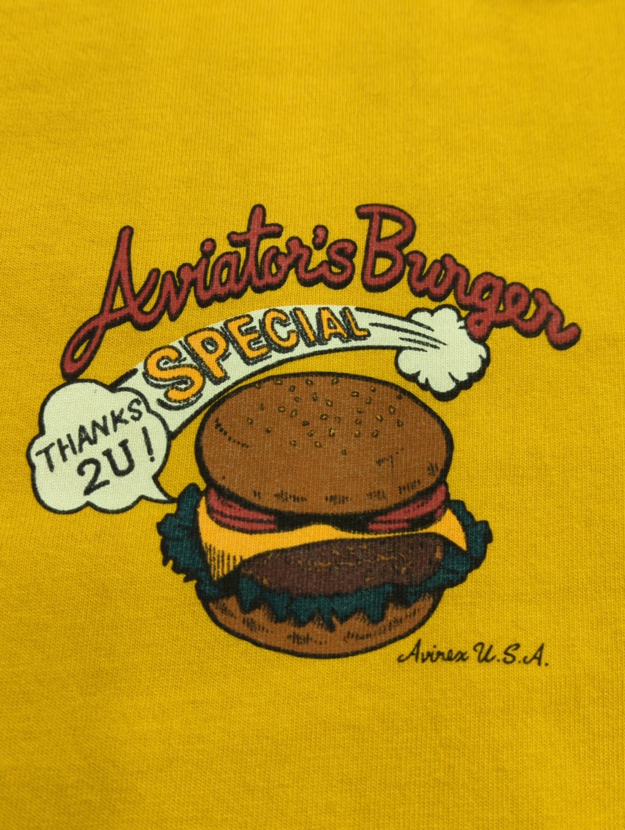 AVIREX / WEST COAST BURGER RINGER T-SHIRT / ウエスト コースト バーガー リンガー Tシャツ