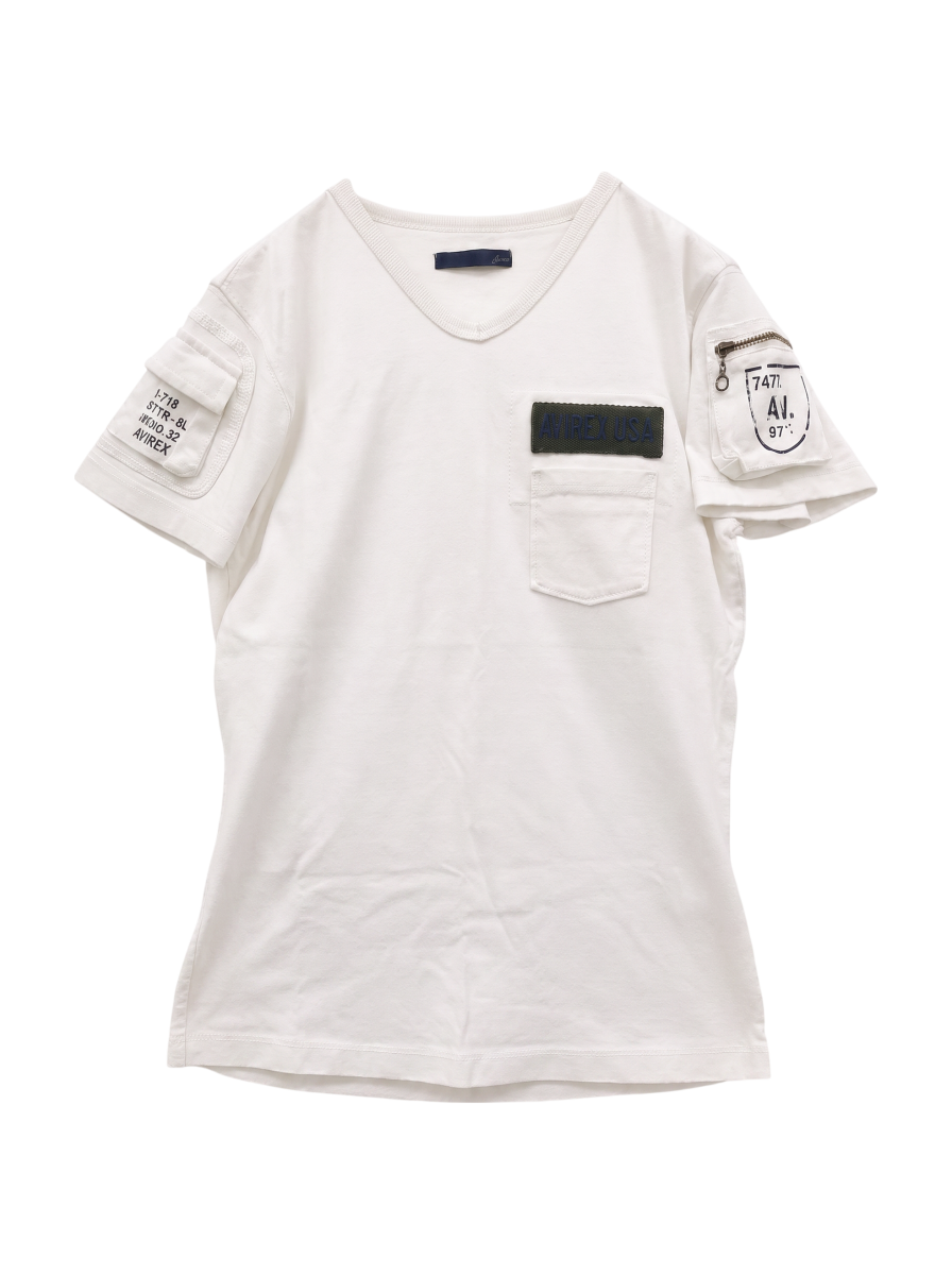 AVIREX / 【WOMEN'S】ファティーグ VネックTシャツ/S/S FATIGUE V-NECK T-SHIRT