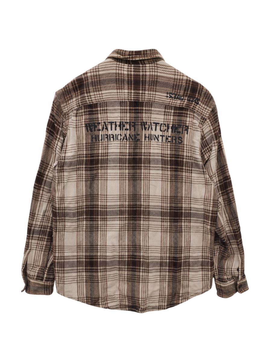 AVIREX / チェックシャツ ハリケーン ハンター/L/S CHECK SHIRT HURRICANE HUNTER
