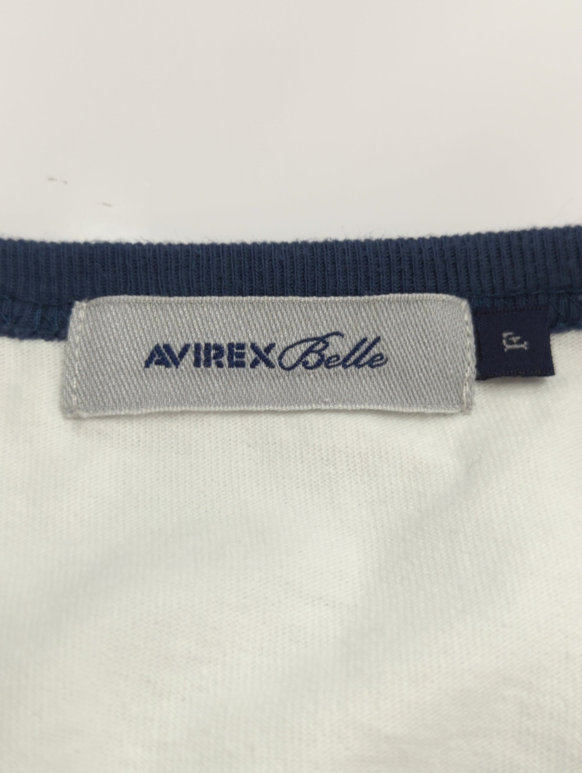 AVIREX / 《WEB&DEPOT限定》DOUNUT ONE POINT RINGER T-SHIRT/Tシャツ/