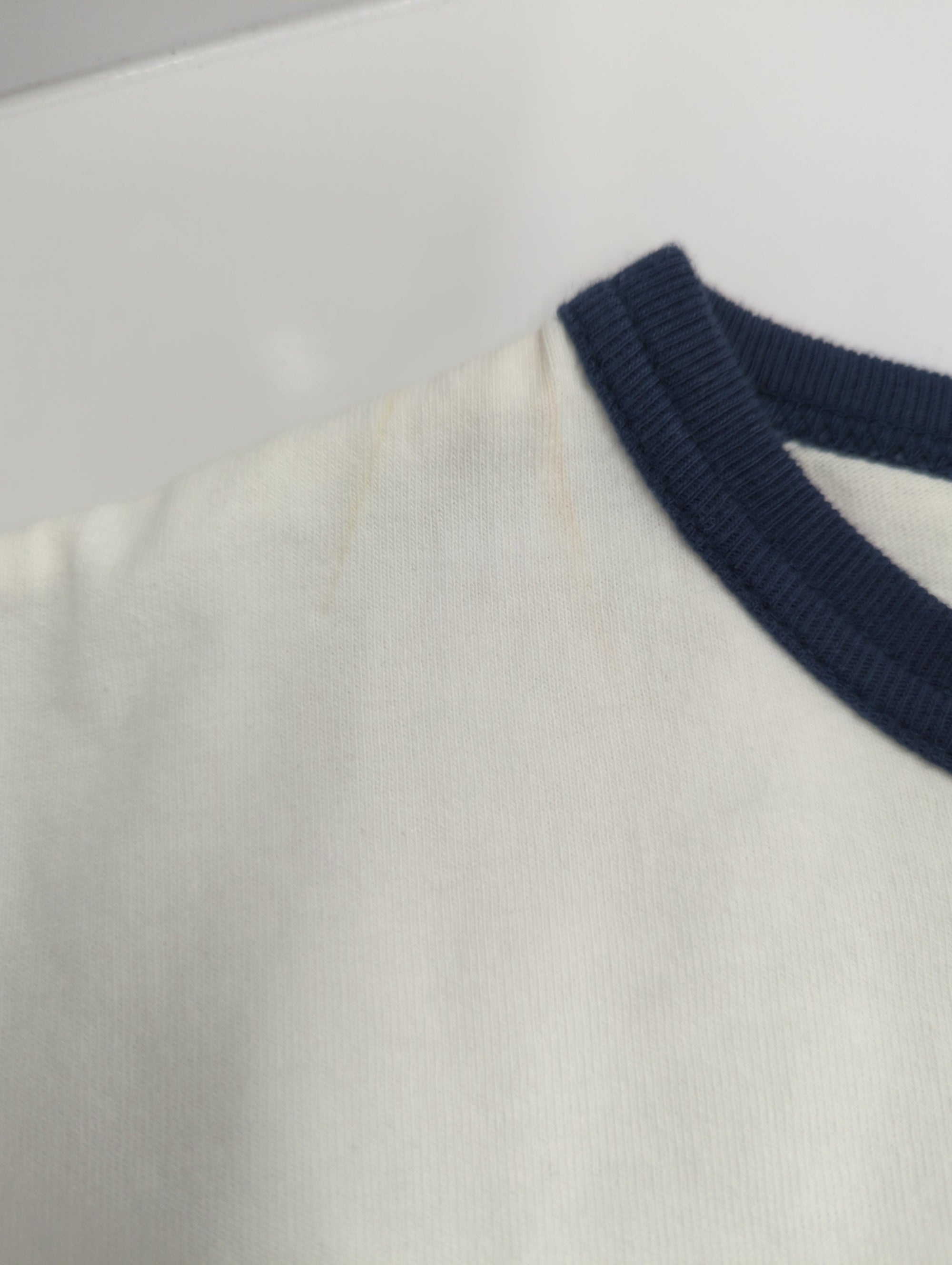 AVIREX / 《WEB&DEPOT限定》DOUNUT ONE POINT RINGER T-SHIRT/Tシャツ/