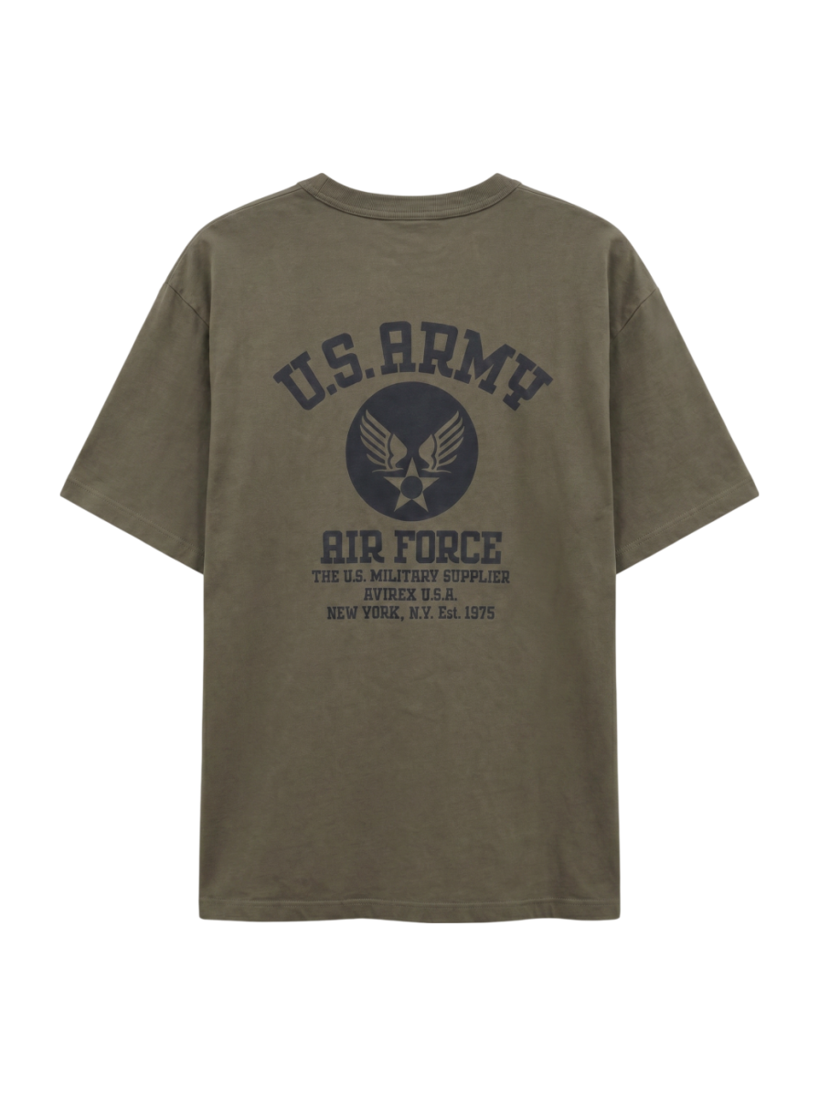 AVIREX / MIL. STENCIL T-SHIRT US ARMY AIR FORCE / ステンシル 半袖Tシャツ アーミー エアフォース
