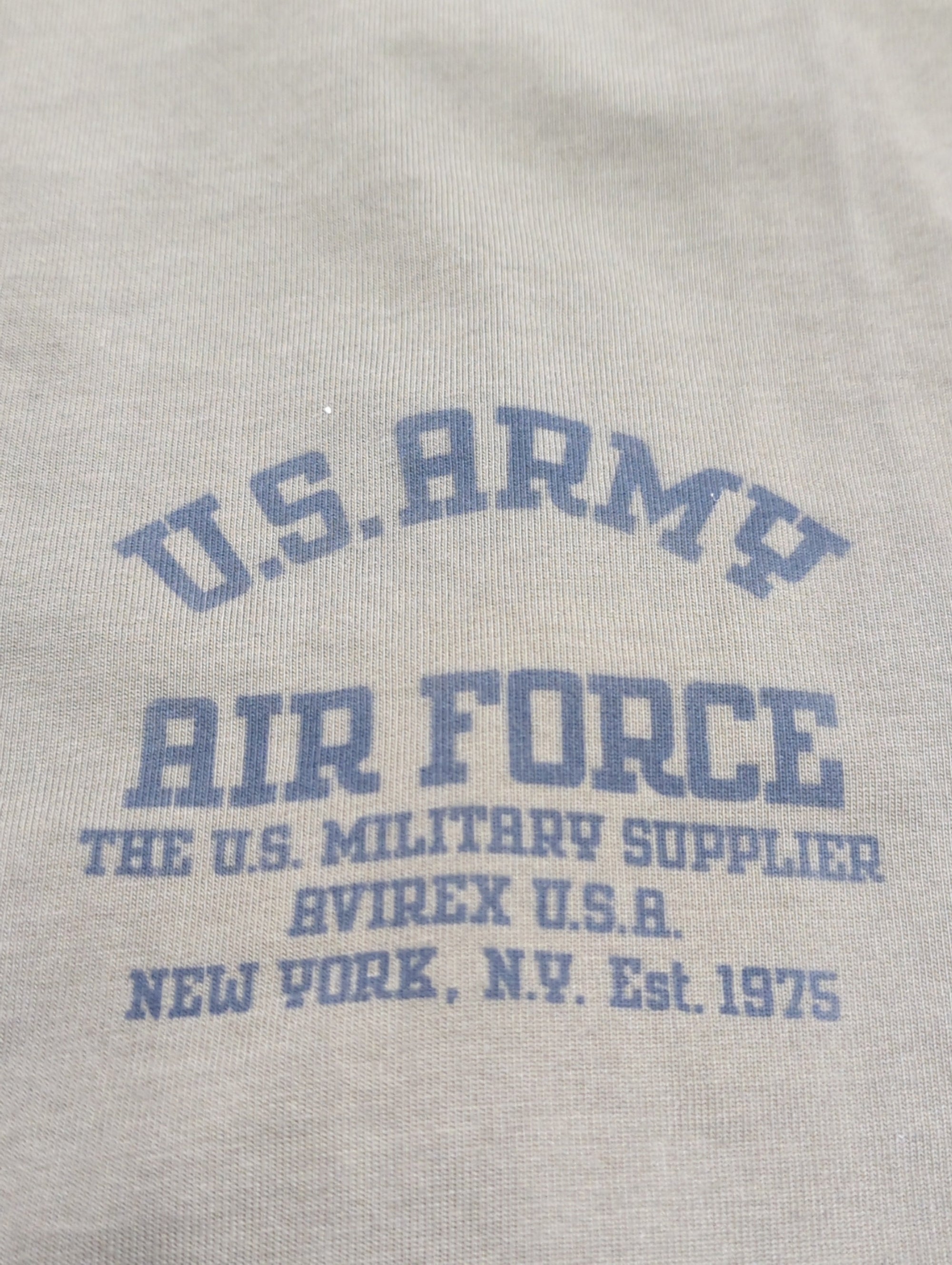 AVIREX / MIL. STENCIL T-SHIRT US ARMY AIR FORCE / ステンシル 半袖Tシャツ アーミー エアフォース