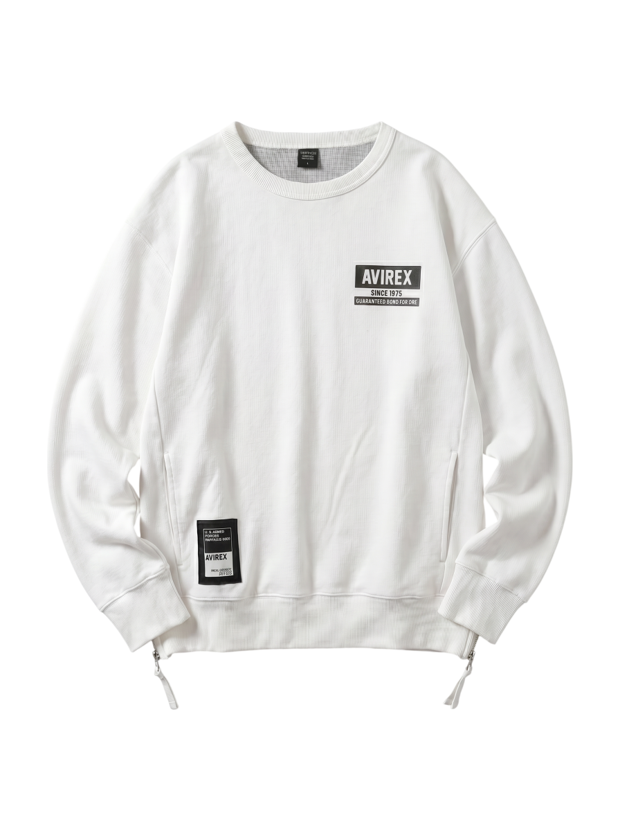 AVIREX / 《WEB&DEPOT限定》BONDING CREW SWEAT/ボンディングクルースウェット