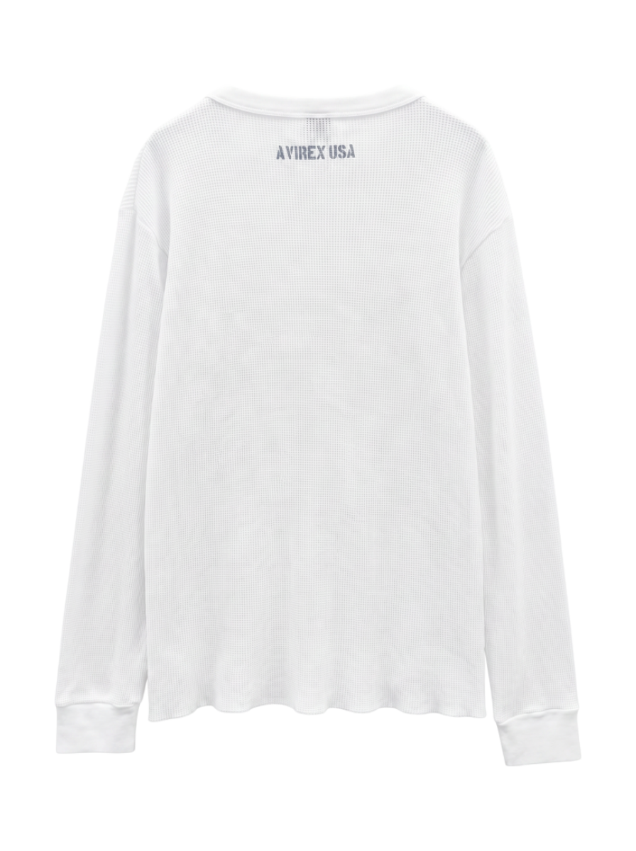 AVIREX / 【WEB限定】ブロック ロゴ ロングスリーブ Tシャツ/BLOCK LOGO L/S T-SHIRT