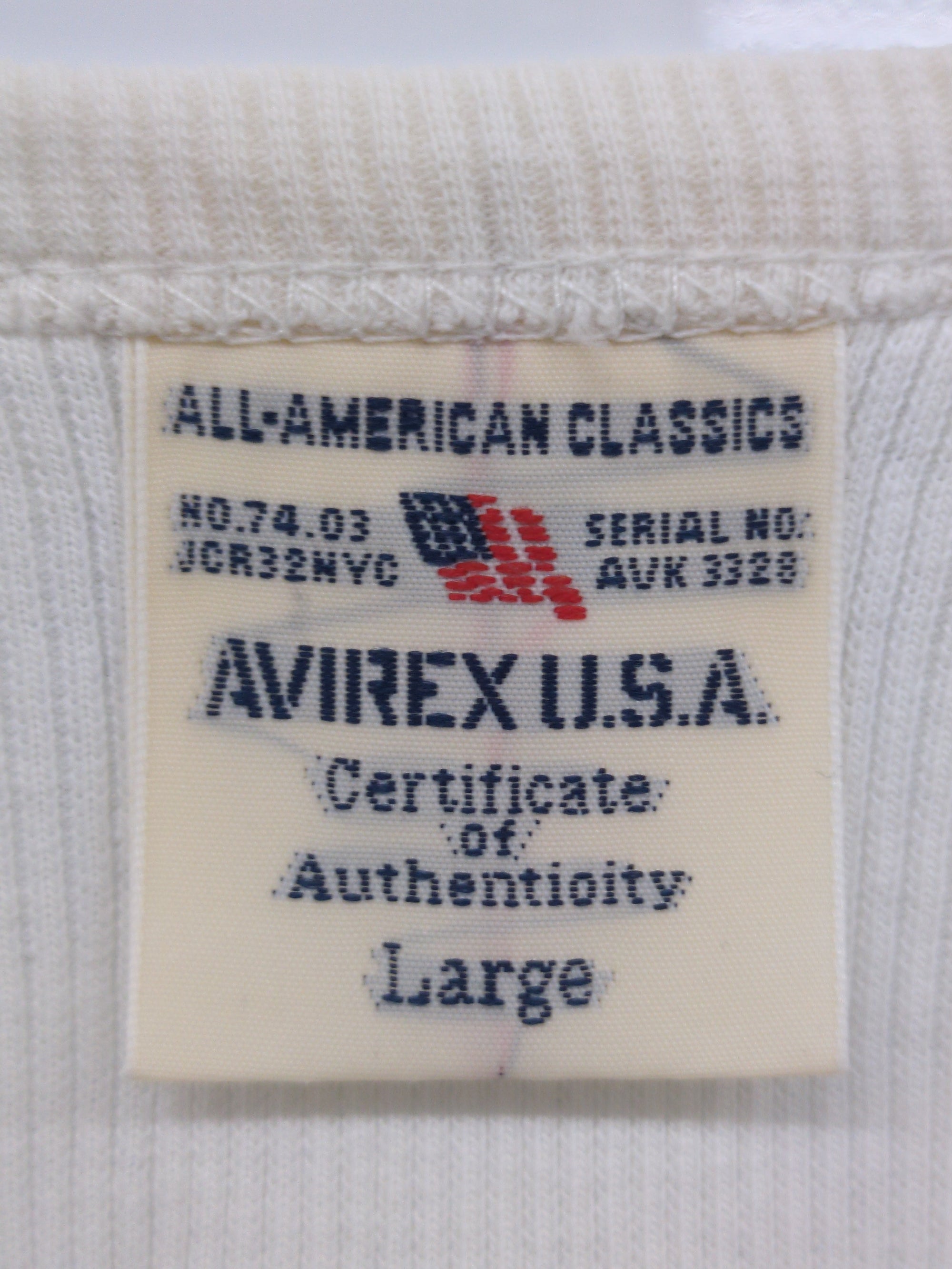 AVIREX / 《DAILY》RIB L/S V-NECK T-SHIRT/リブ 長袖 ブイネック Tシャツ デイリーウェア