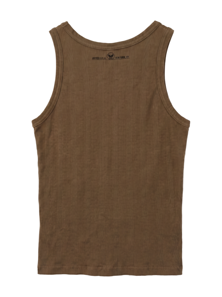 AVIREX / 《直営店限定》RANDOM RIB TANK TOP / ランダムリブ タンクトップ