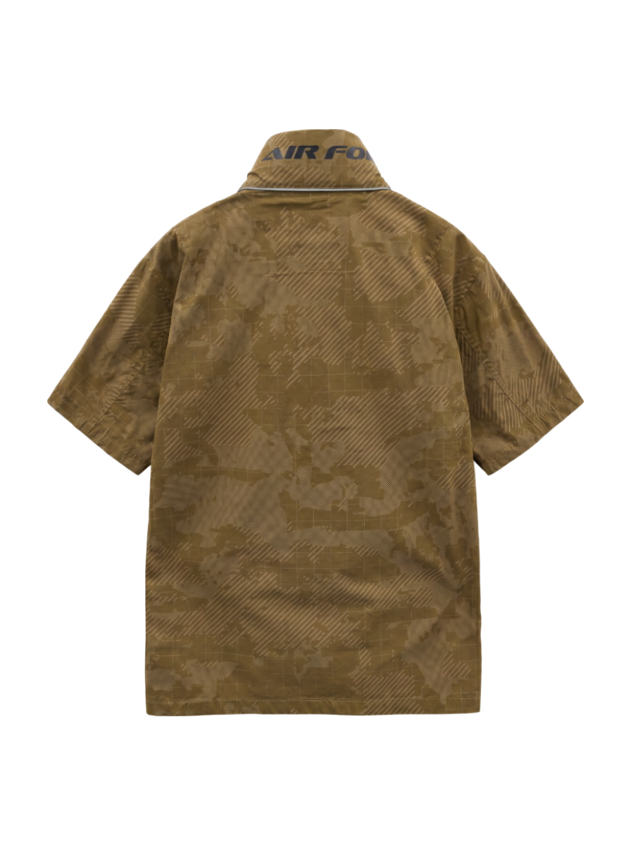 AVIREX / ファンクショナル スタンドジップシャツ/S/S FUNCTIONAL STAND ZIP SHIRT