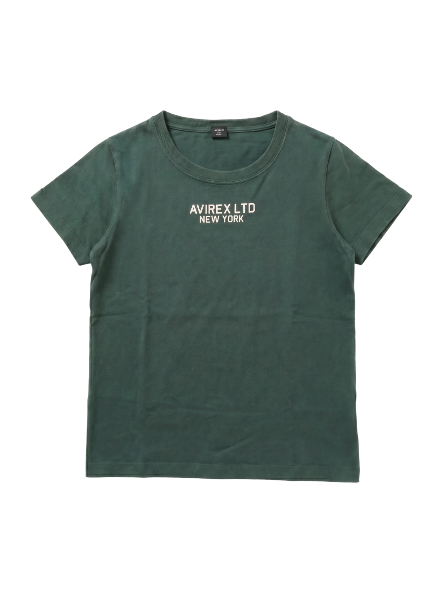 AVIREX / 《WEB&DEPOT限定》SHORT SLEEVE CREW NECK T-SHIRT 'AVIREX LIMITED NY'