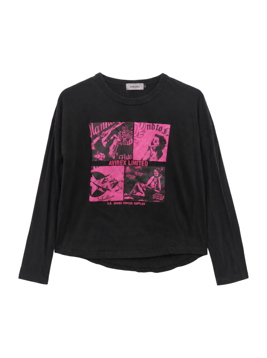 AVIREX / 【直営店限定】カラーノーズアート Tシャツ/COLOR NOES ART T-SHIRT