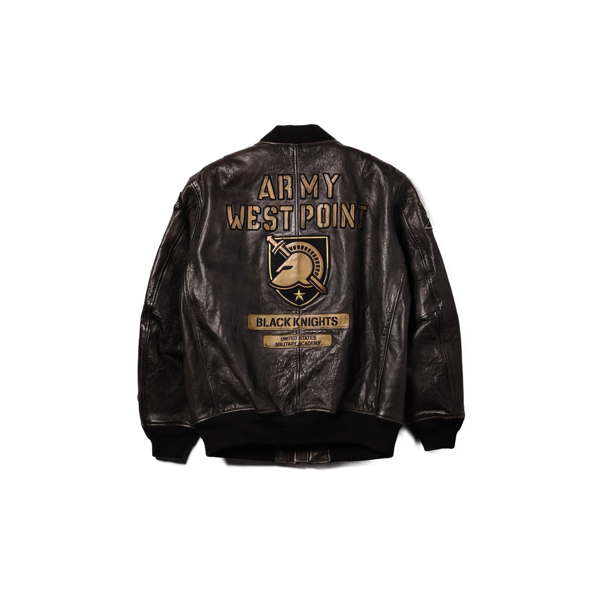 AVIREX / 《COLLECTION》AGED LEATHER TYPE MA-1 JACKET WEST POI
