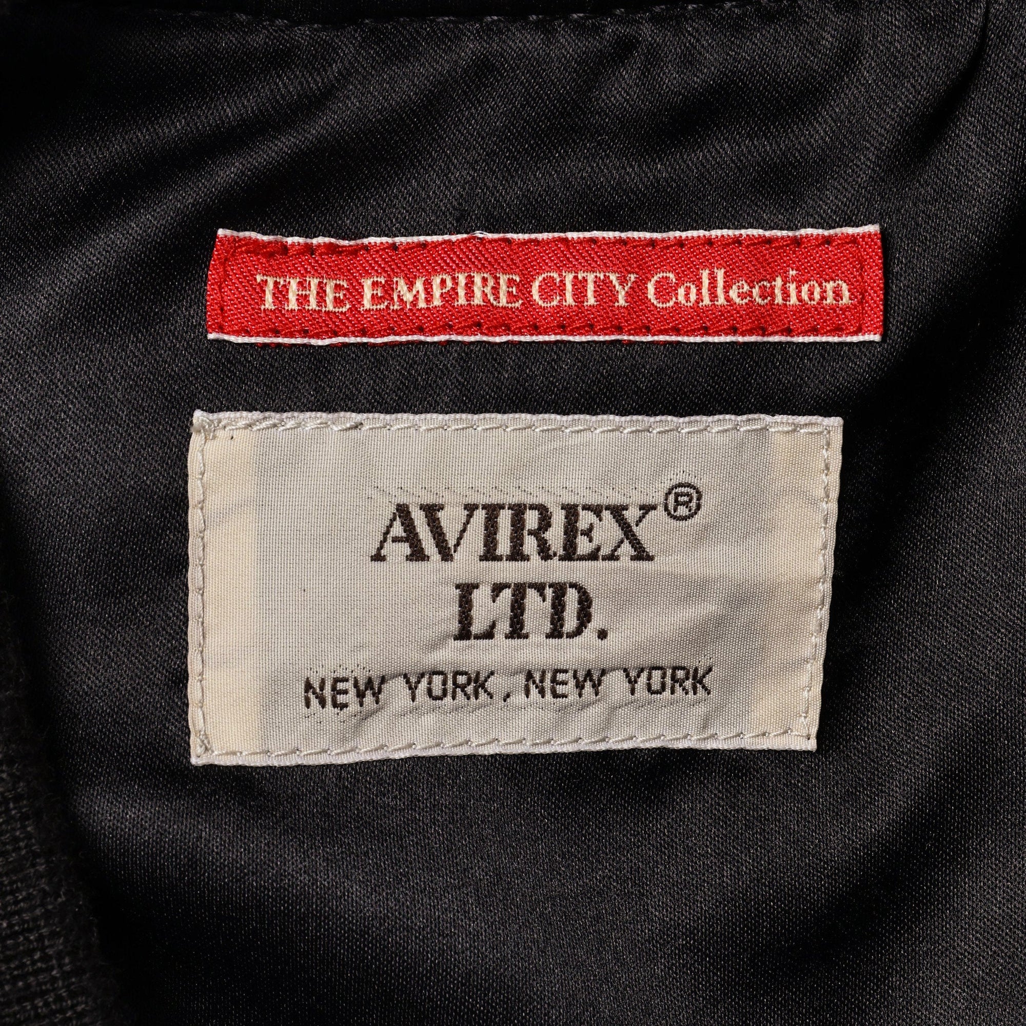 AVIREX / 《COLLECTION》AGED LEATHER TYPE MA-1 JACKET WEST POI