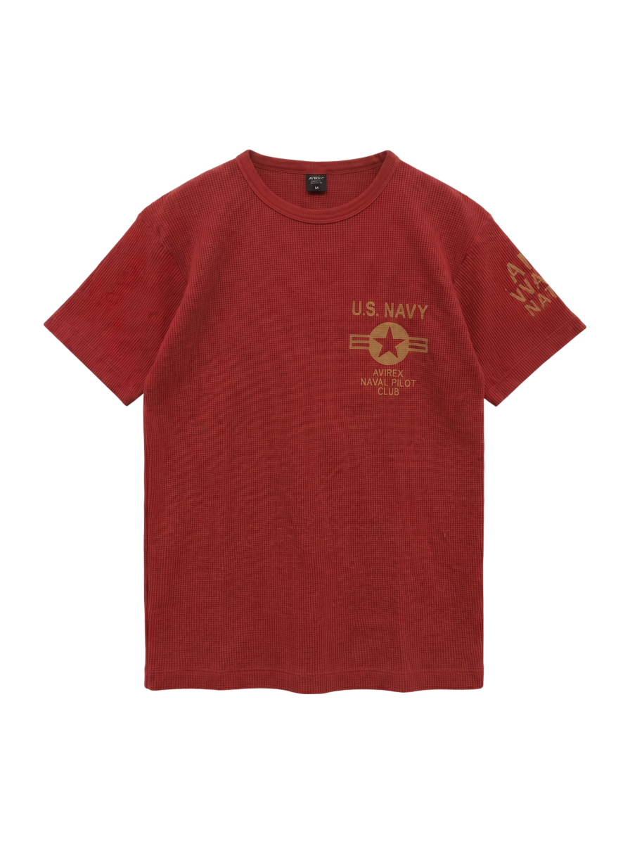 AVIREX / ワッフル クルーネック Tシャツ A.N.P.C./WAFFLE CREW NECK T-SHIRT A.N.P.C.