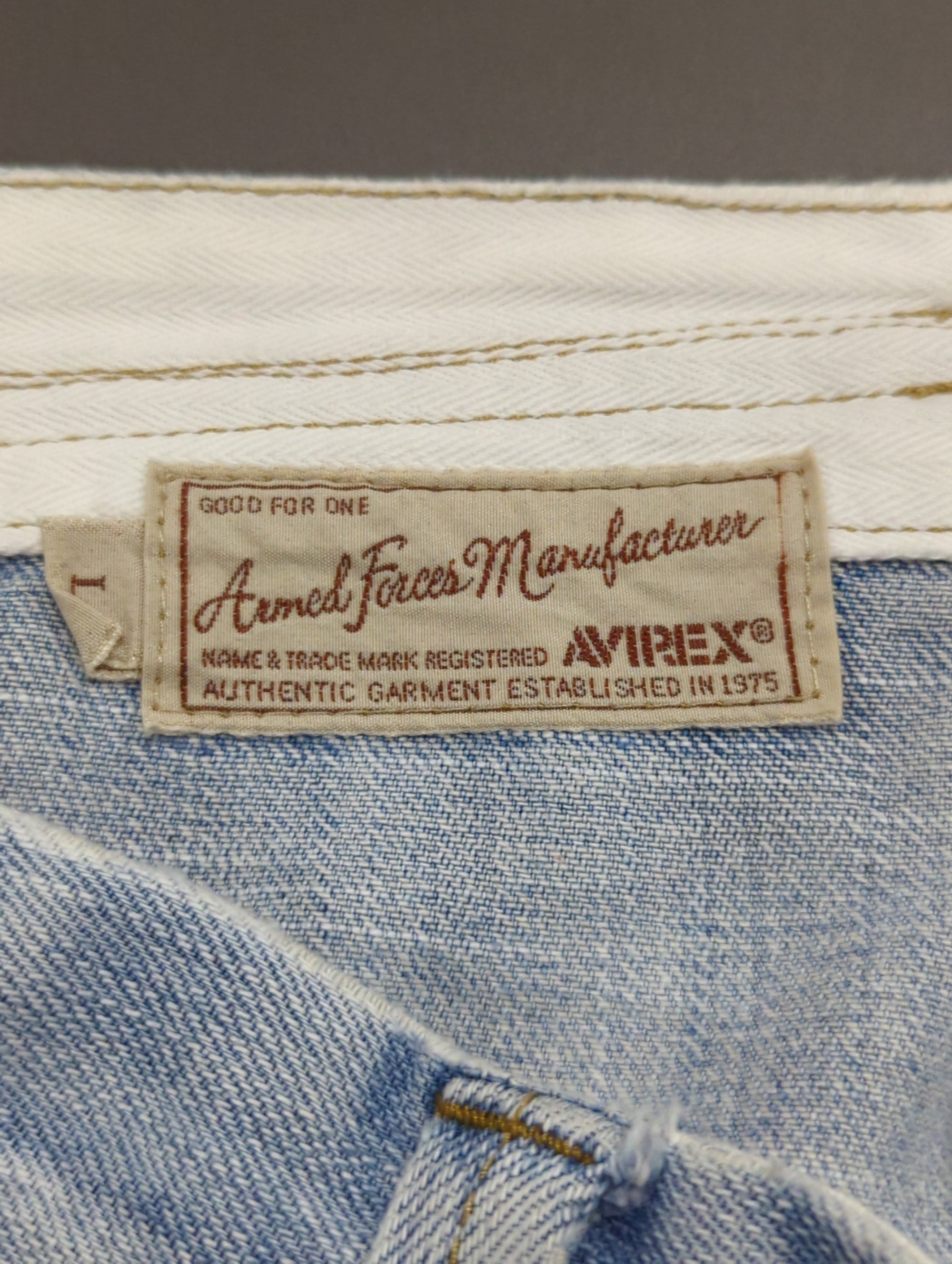 AVIREX / DENIM 7POCKET PANTS