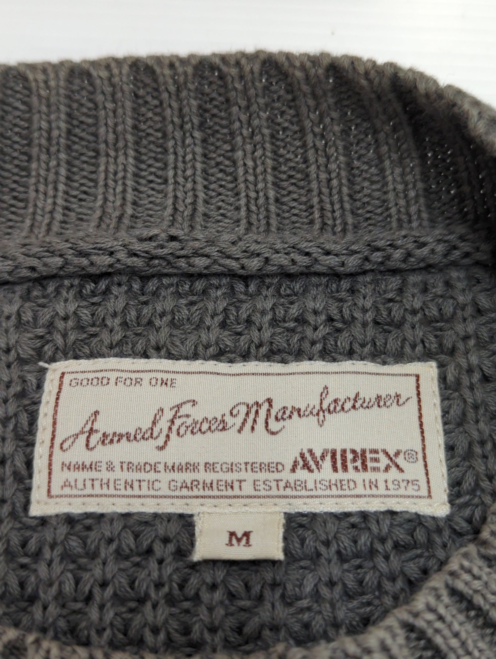 AVIREX / # DP CTN MOCK KNIT