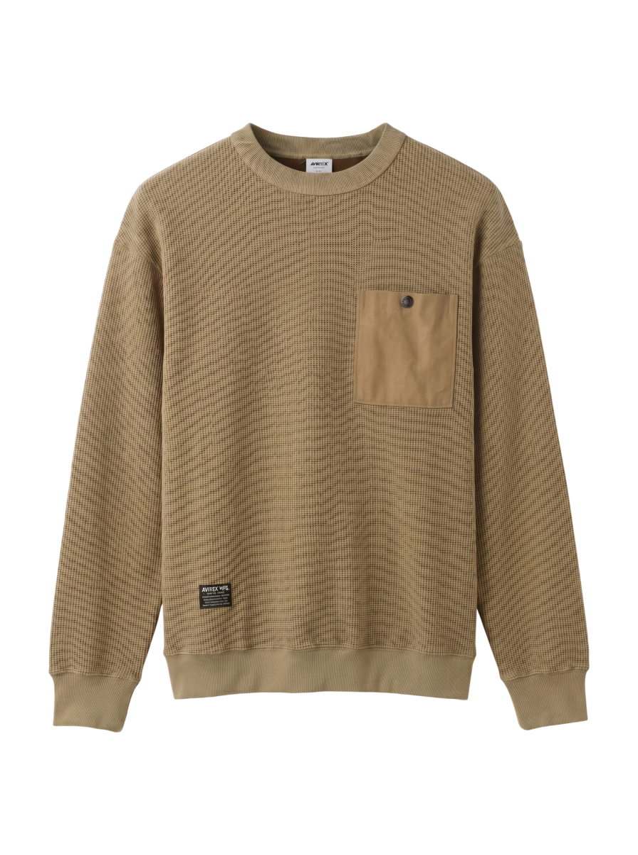 AVIREX / EXTREME THERMAL CREWNECK OFFICIAL LOGO / エクストリーム クルーネック オフィシャルロゴ