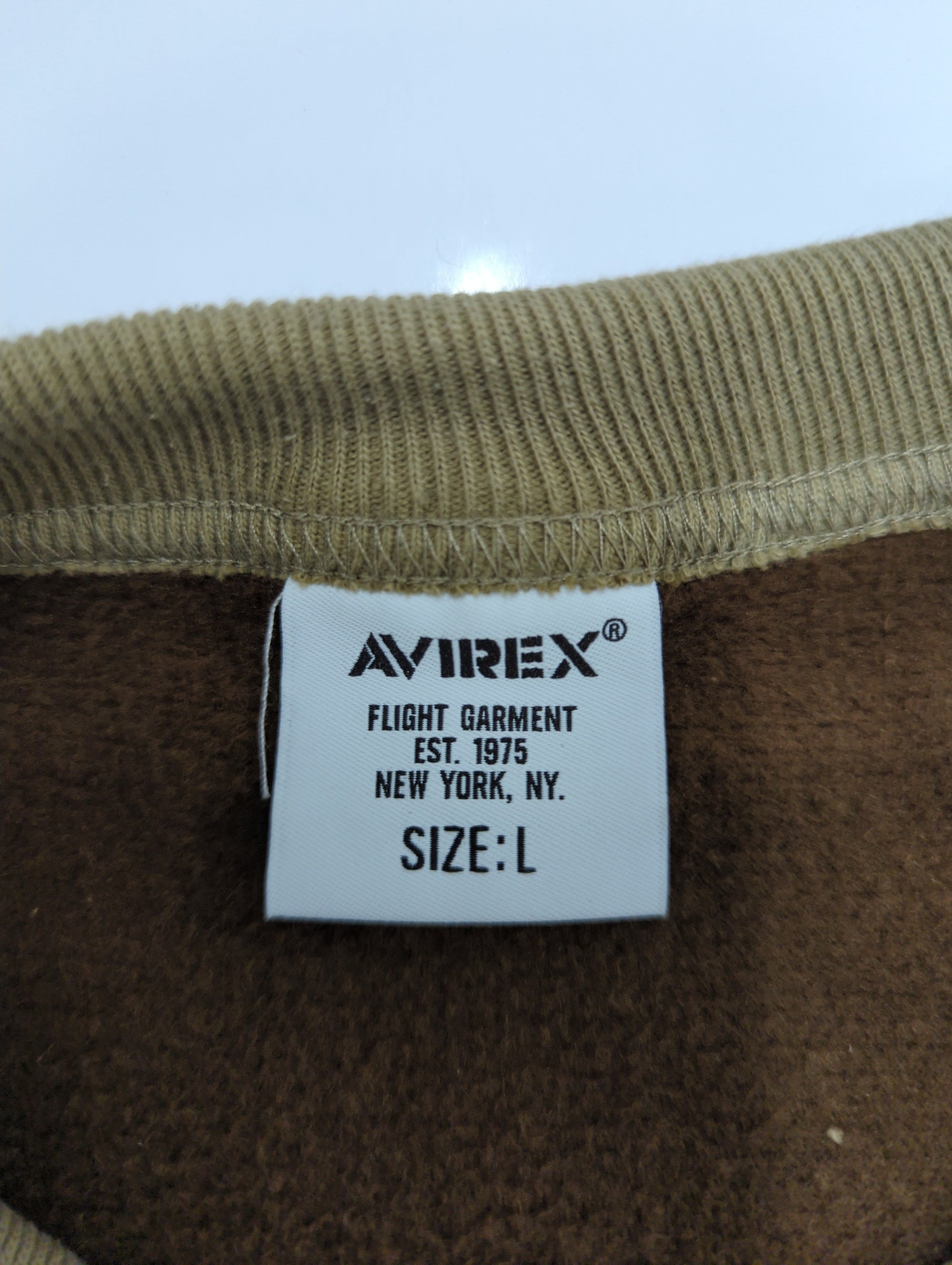 AVIREX / EXTREME THERMAL CREWNECK OFFICIAL LOGO / エクストリーム クルーネック オフィシャルロゴ