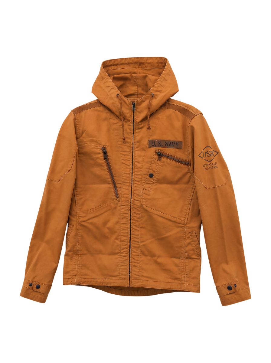 AVIREX / クールマックス カスタム フーデッド ミリタリージャケット/COOL MAX CUSTOM HOODED JACKET