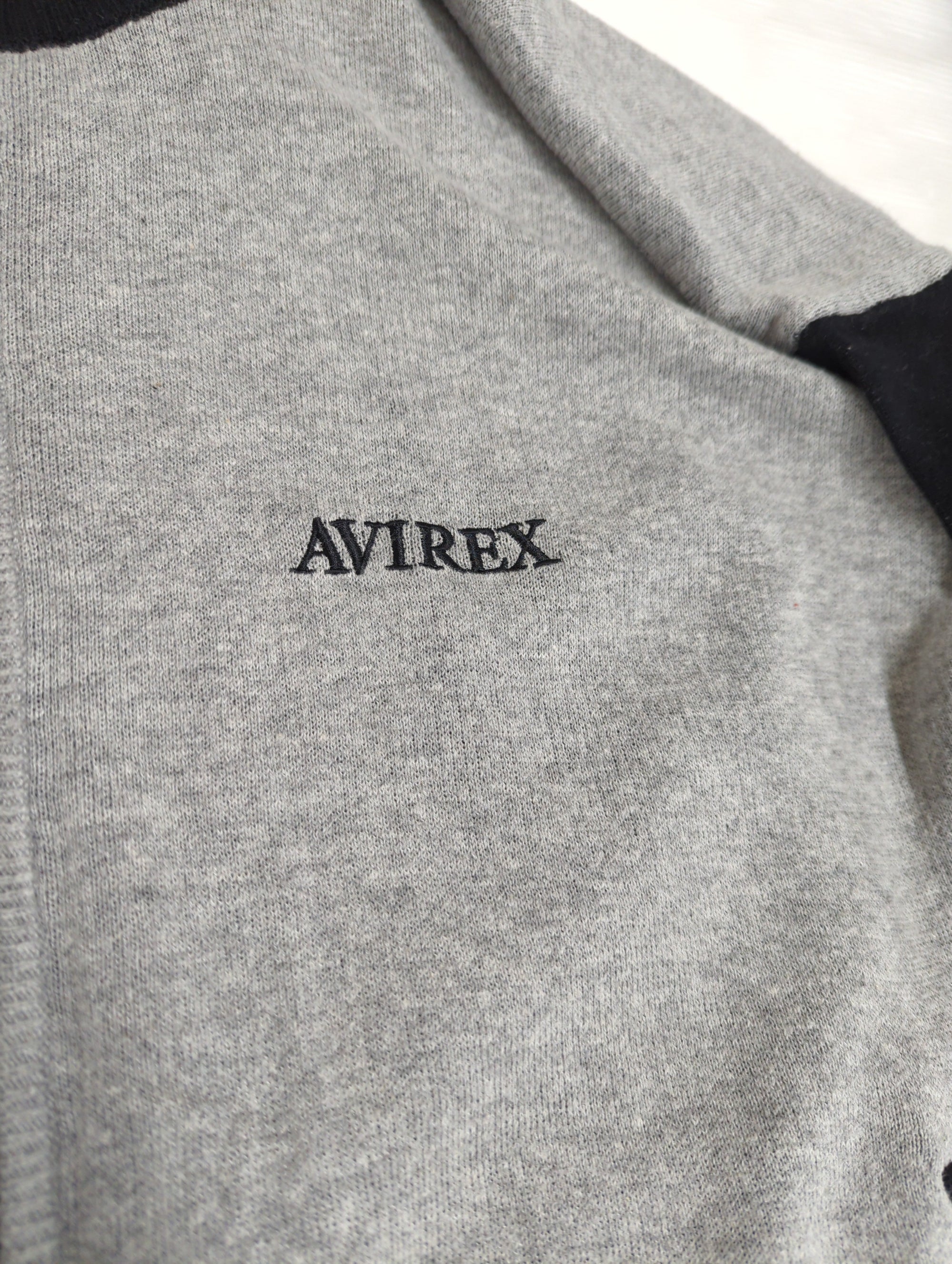 AVIREX / 《直営店限定》RIB LINE ZIP KNIT/ リブラインジップニット