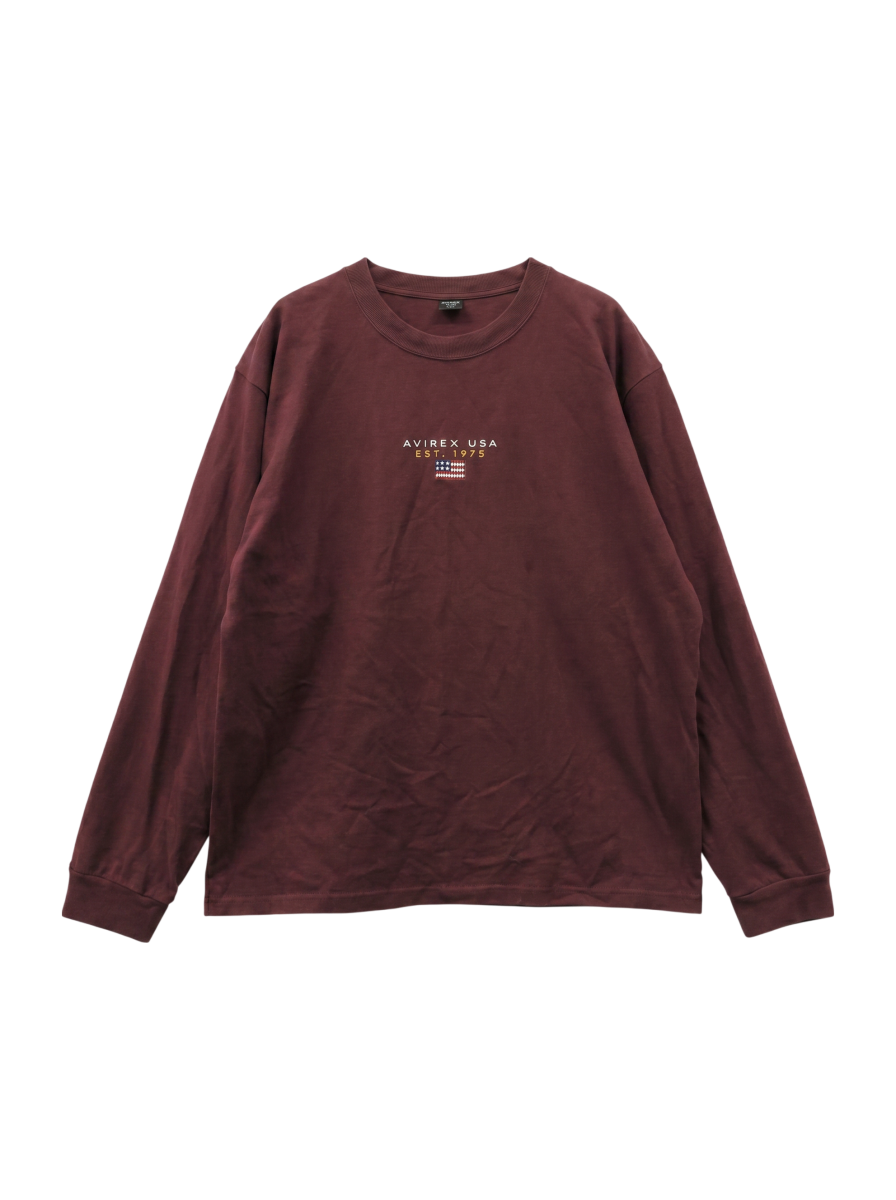 AVIREX / AVI-LS TEE BLOCK LOGO