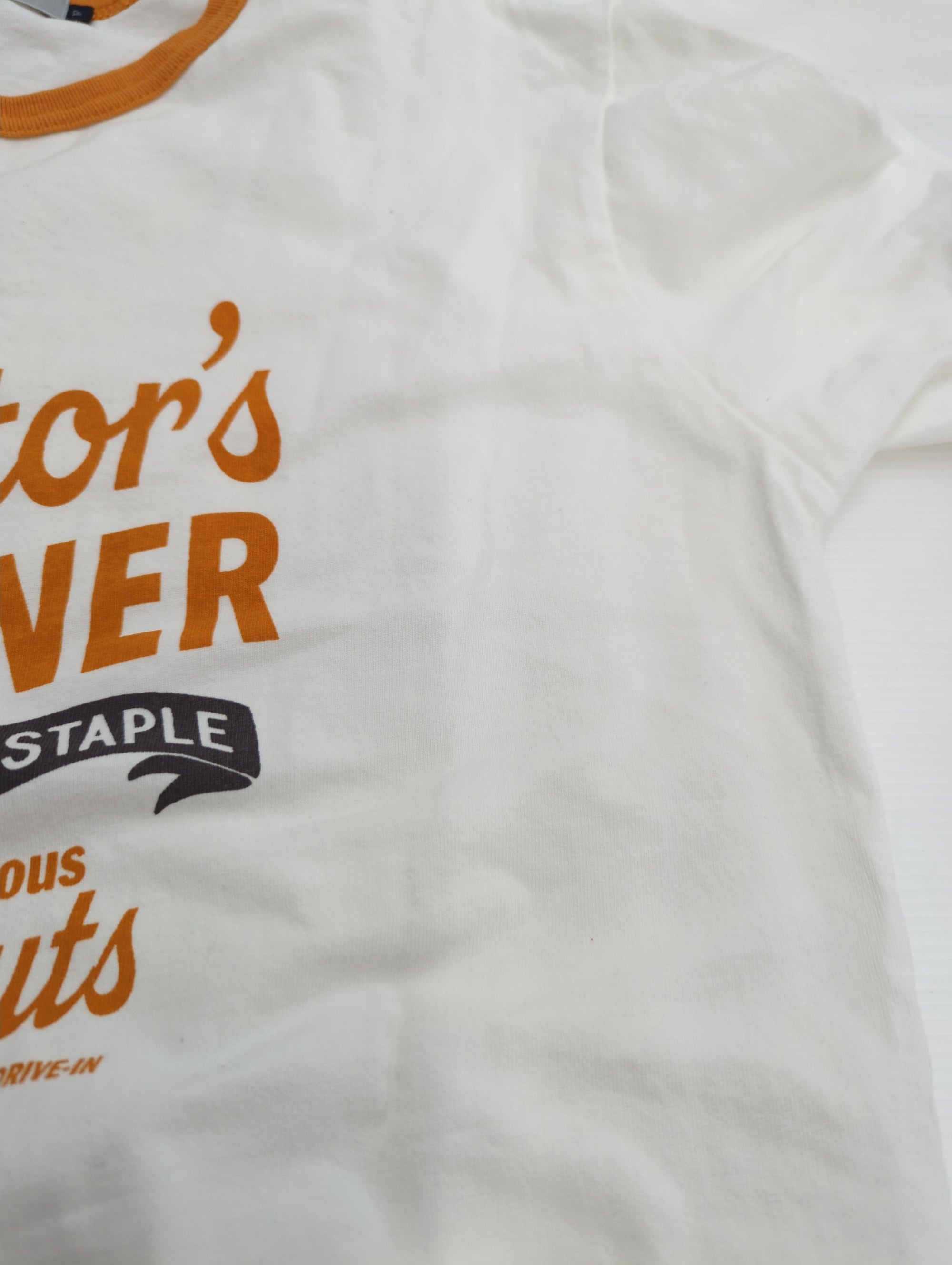 AVIREX / DONUT PRINT RINGER T-SHIRT/ドーナツプリント リンガーTシャツ