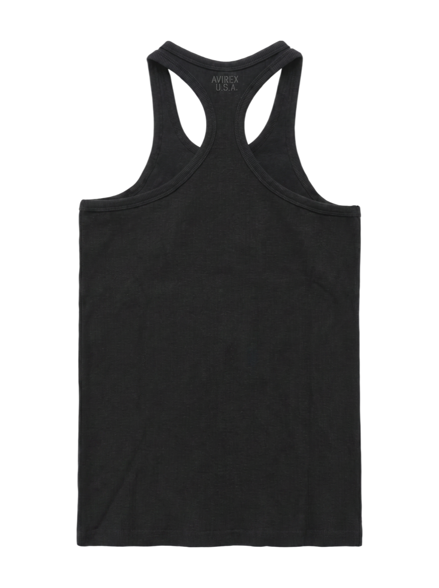 AVIREX / 《DAILY/デイリー》RIB TANK TOP BACK CROSS/リブ タンクトップ バッククロス デイリーウェア