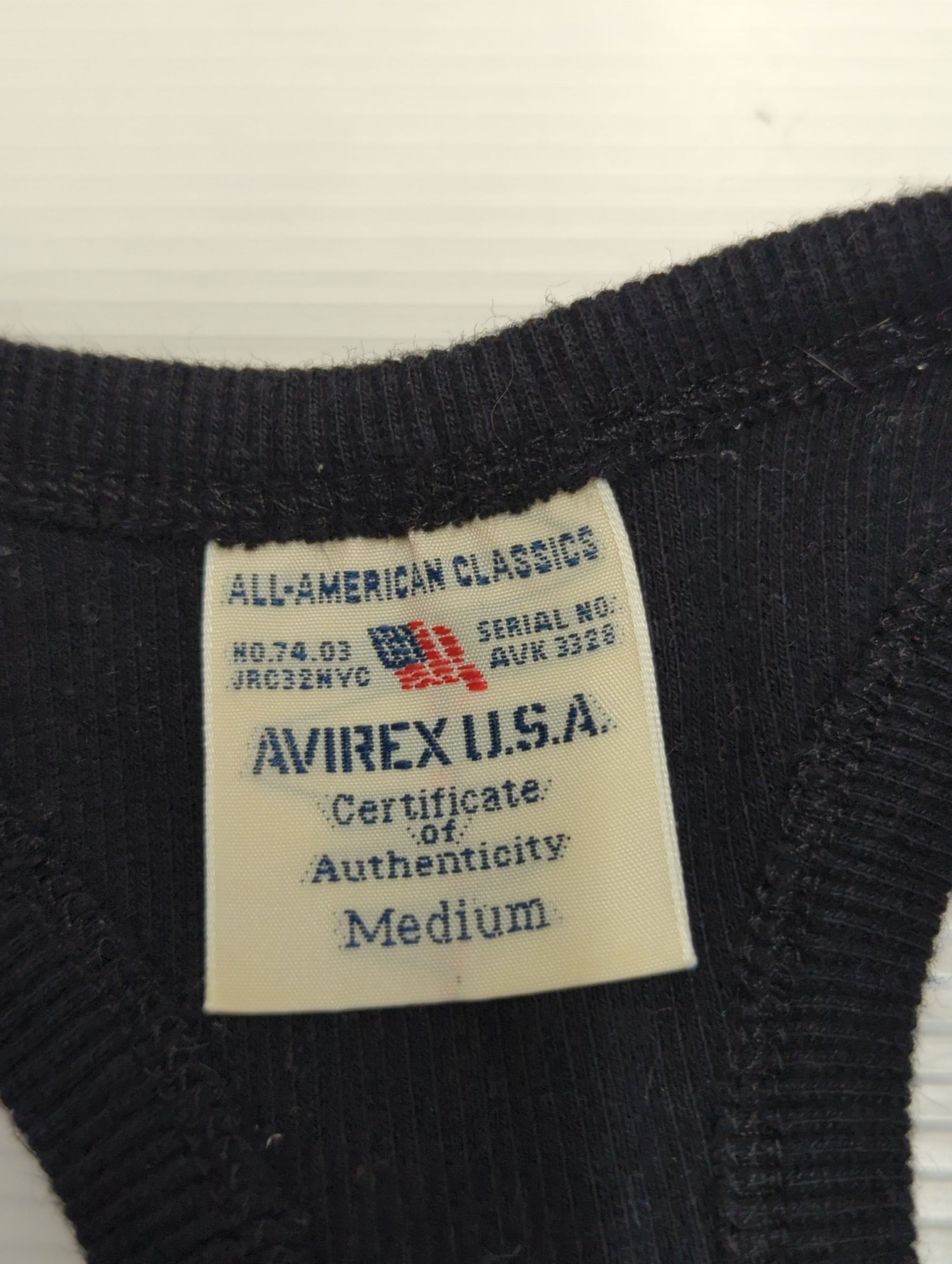 AVIREX / 《DAILY/デイリー》RIB TANK TOP BACK CROSS/リブ タンクトップ バッククロス デイリーウェア