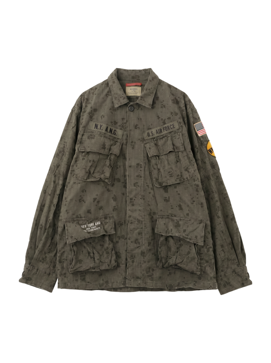 AVIREX / 《COLLECTION》AIR NATIONAL GUARD JUNGLE FATIGUE JACK