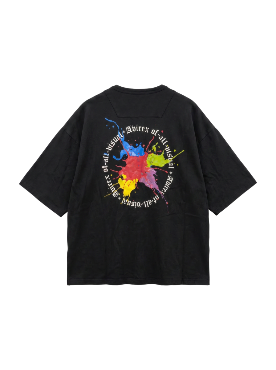 AVIREX / 《直営店限定》《AVIREX × A4A》 CIRCLE LOGO SHORT SLEEVE T-SHIRT/サークルロゴ Tシャツ