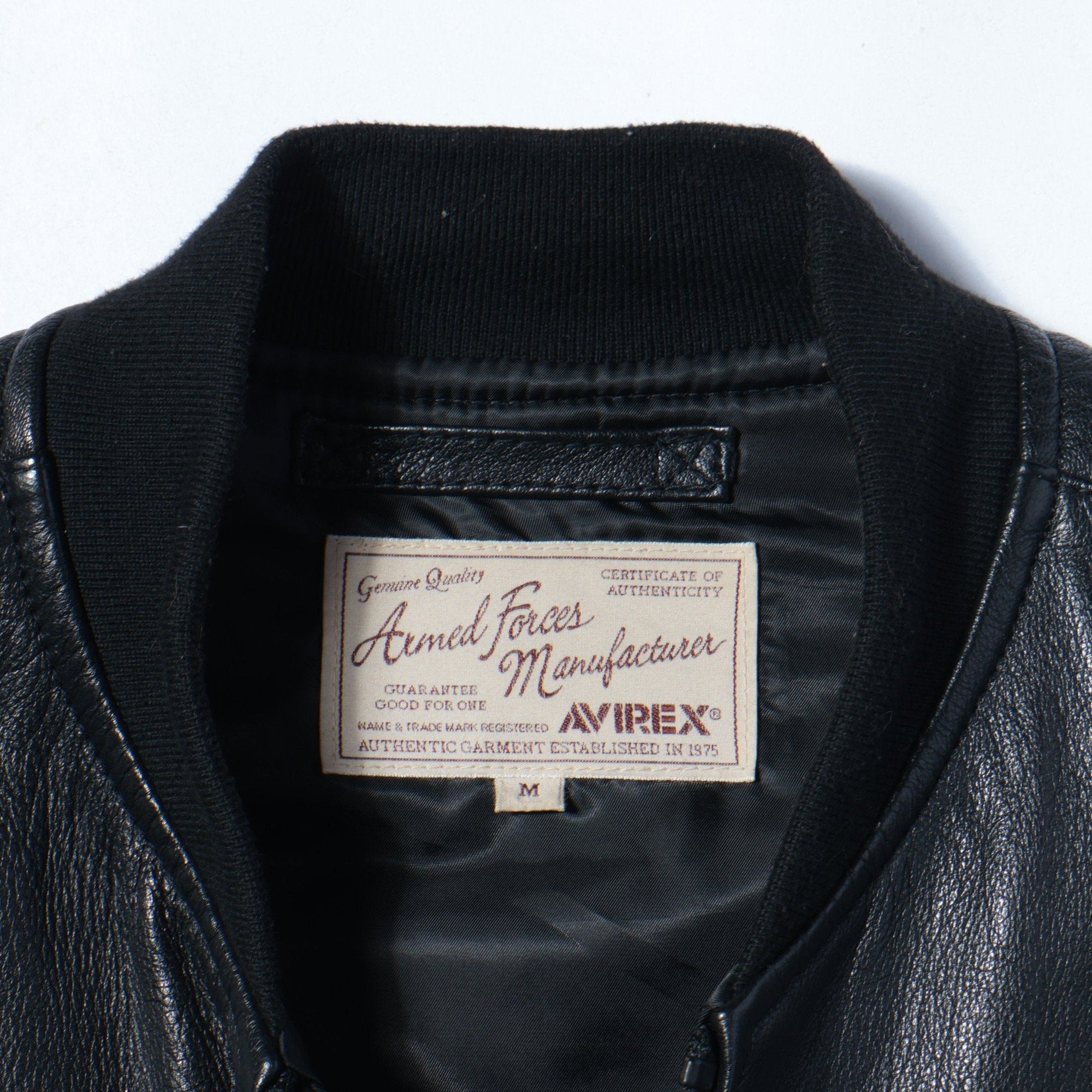 AVIREX / SH LEATHER MA-1 STRE